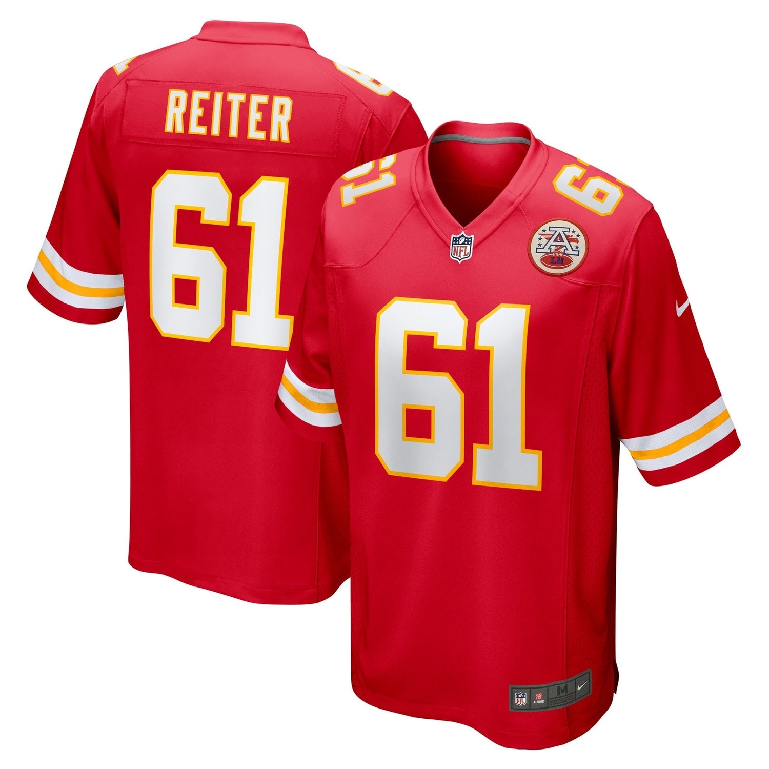 Austin Reiter Kansas City Chiefs Nike Game Jersey - Red