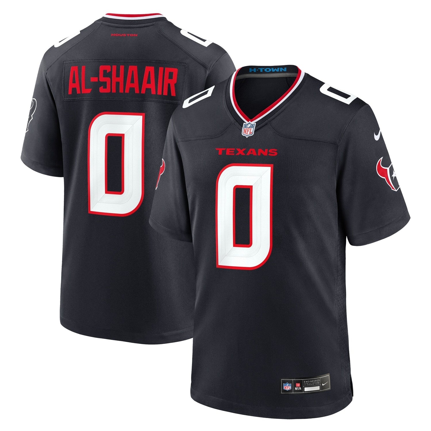 Azeez Al-Shaair Houston Texans Nike Team Game Jersey - Navy