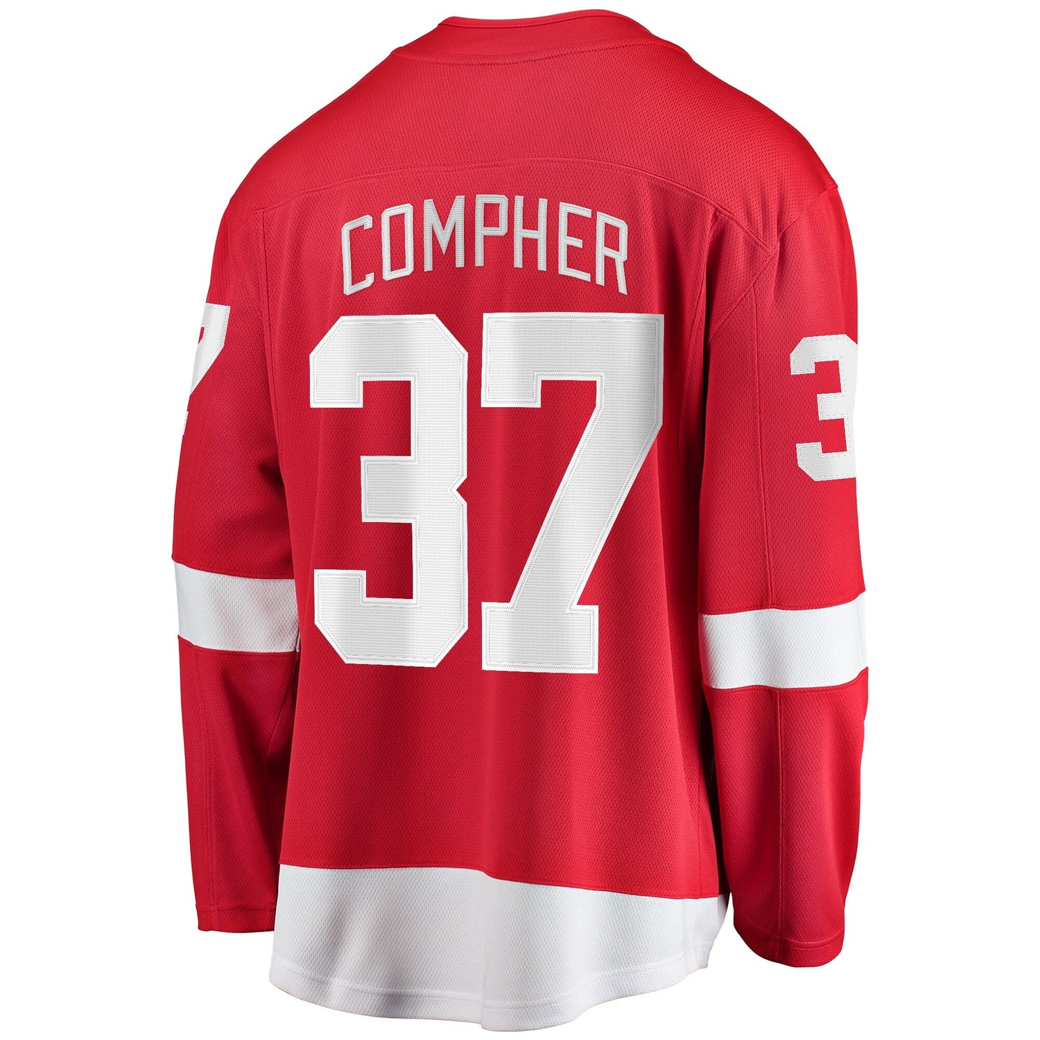 J.T. Compher Detroit Red Wings Home Breakaway Jersey - Red