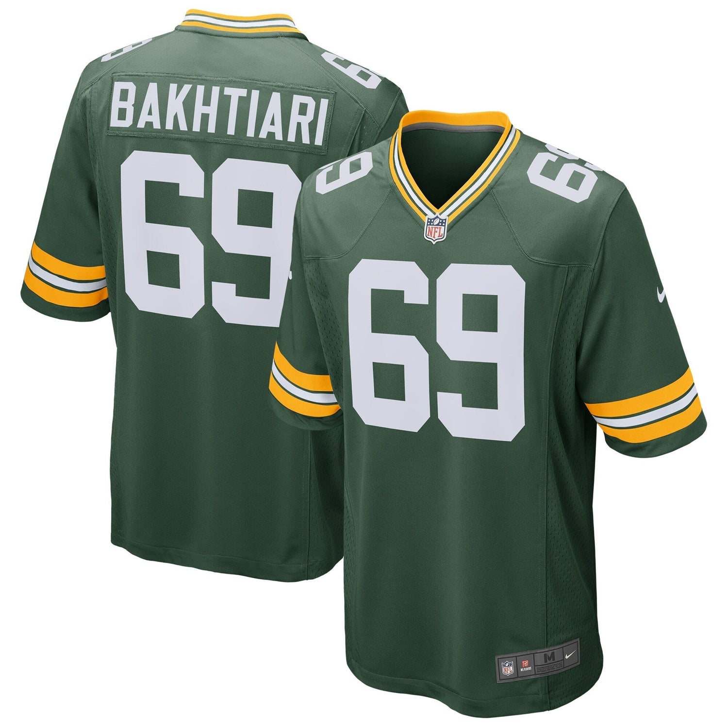 David Bakhtiari Green Bay Packers Nike Game Jersey - Green