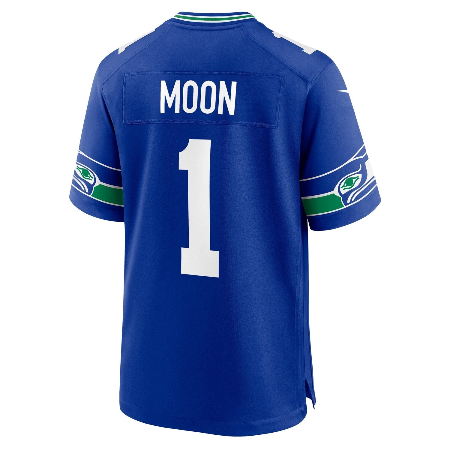 Warren Moon Seattle Seahawks Nike Throwback Retired Game Jersey - Royal