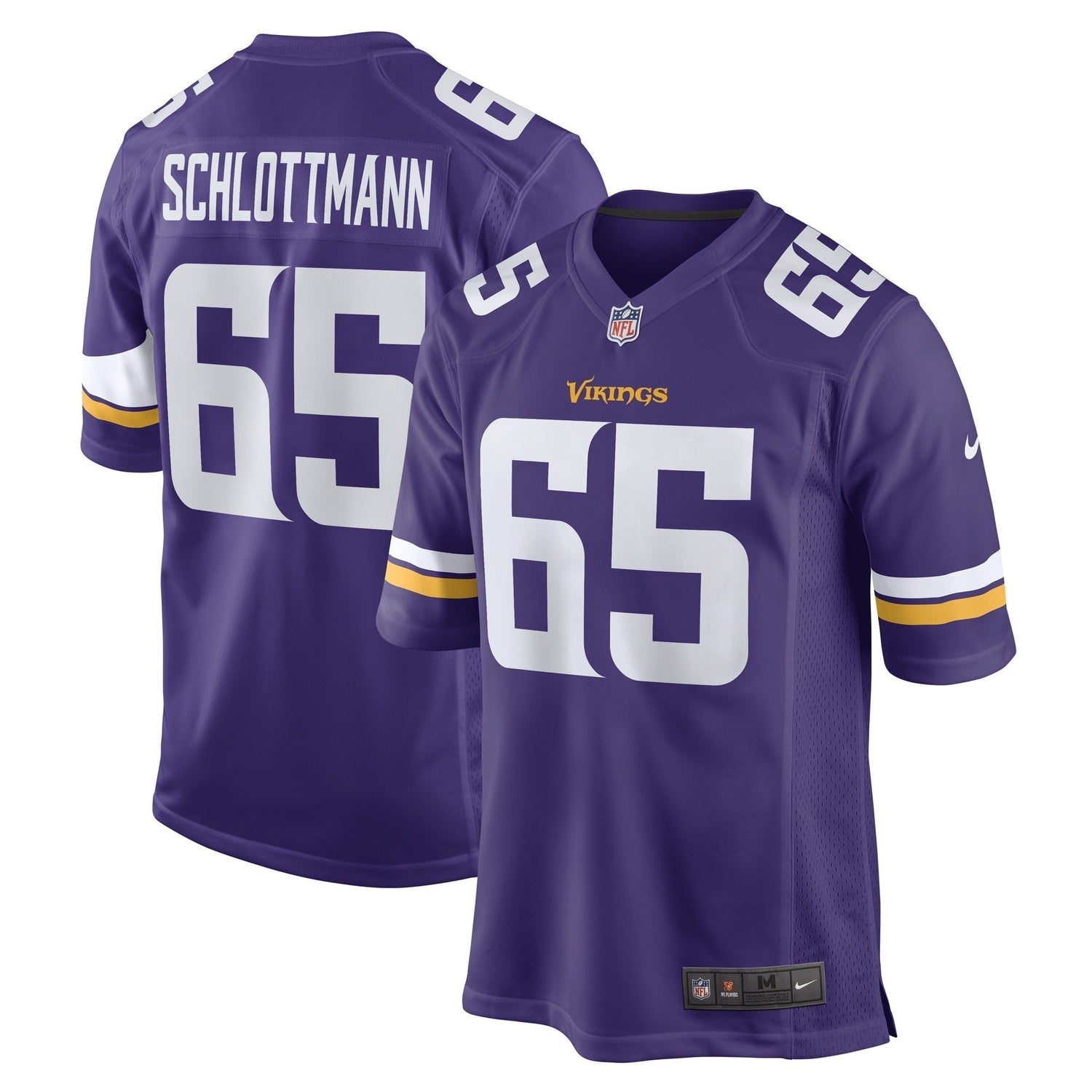 Austin Schlottmann Minnesota Vikings Nike Game Jersey - Purple