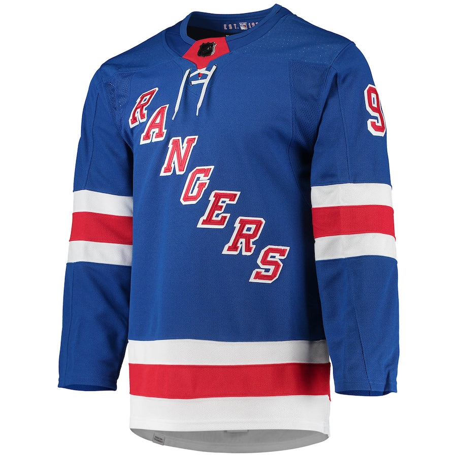 Mika Zibanejad New York Rangers Home Primegreen Jersey - Blue
