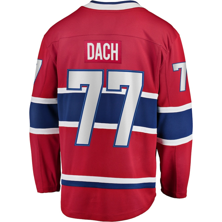 Kirby Dach Montreal Canadiens Home Breakaway Jersey - Red