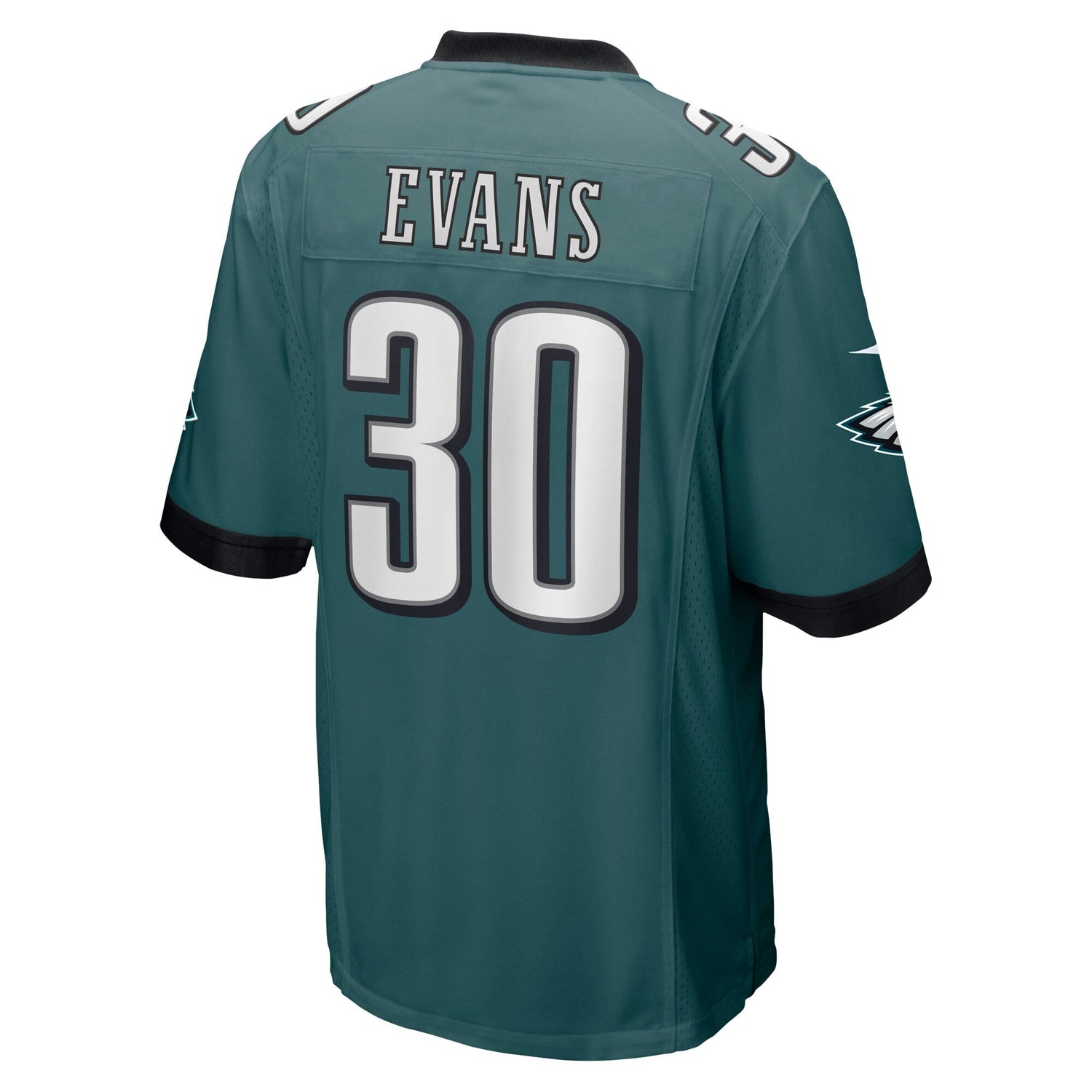 Justin Evans Philadelphia Eagles Nike Game Jersey - Midnight Green