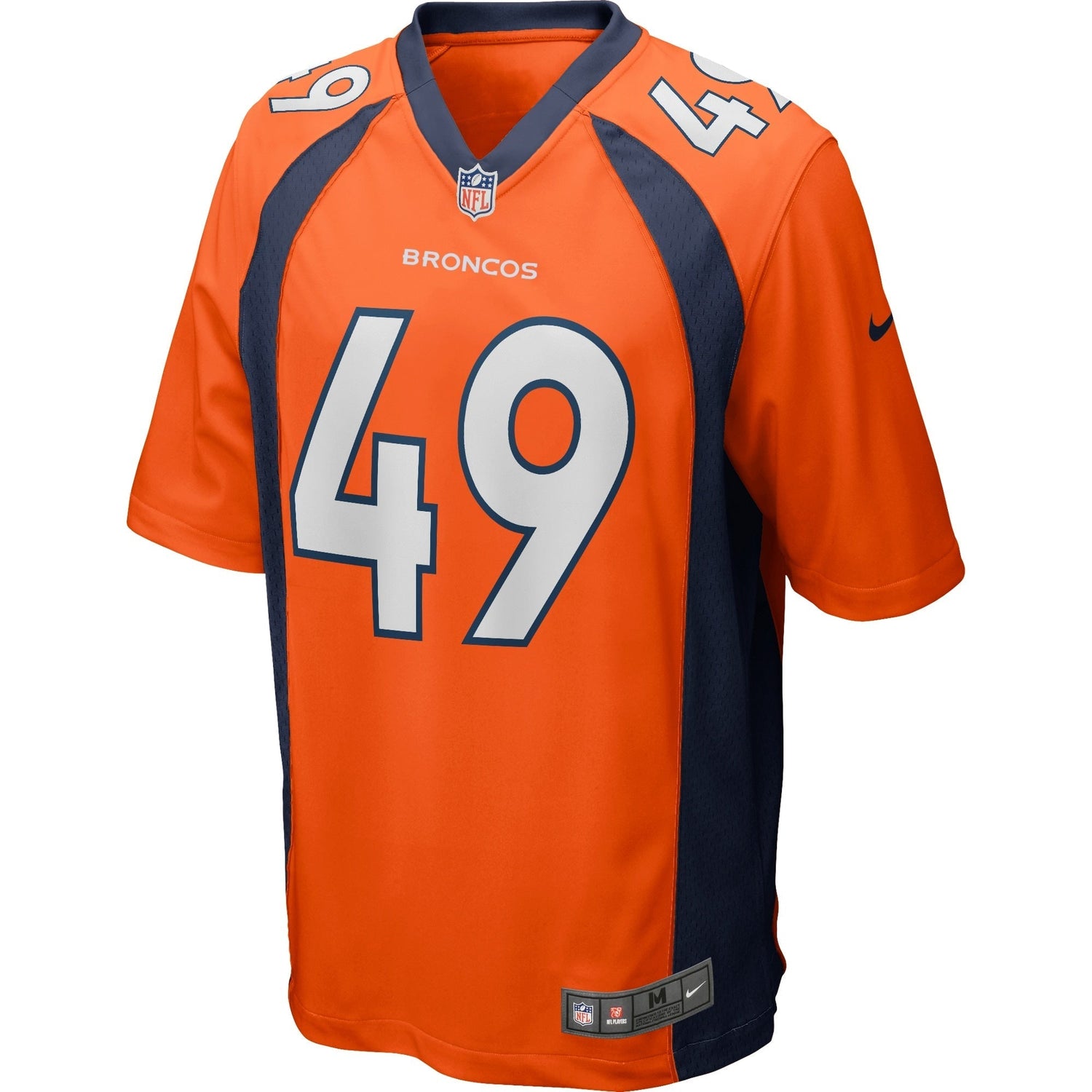 Dennis Smith Denver Broncos Nike Game Retired Jersey - Orange