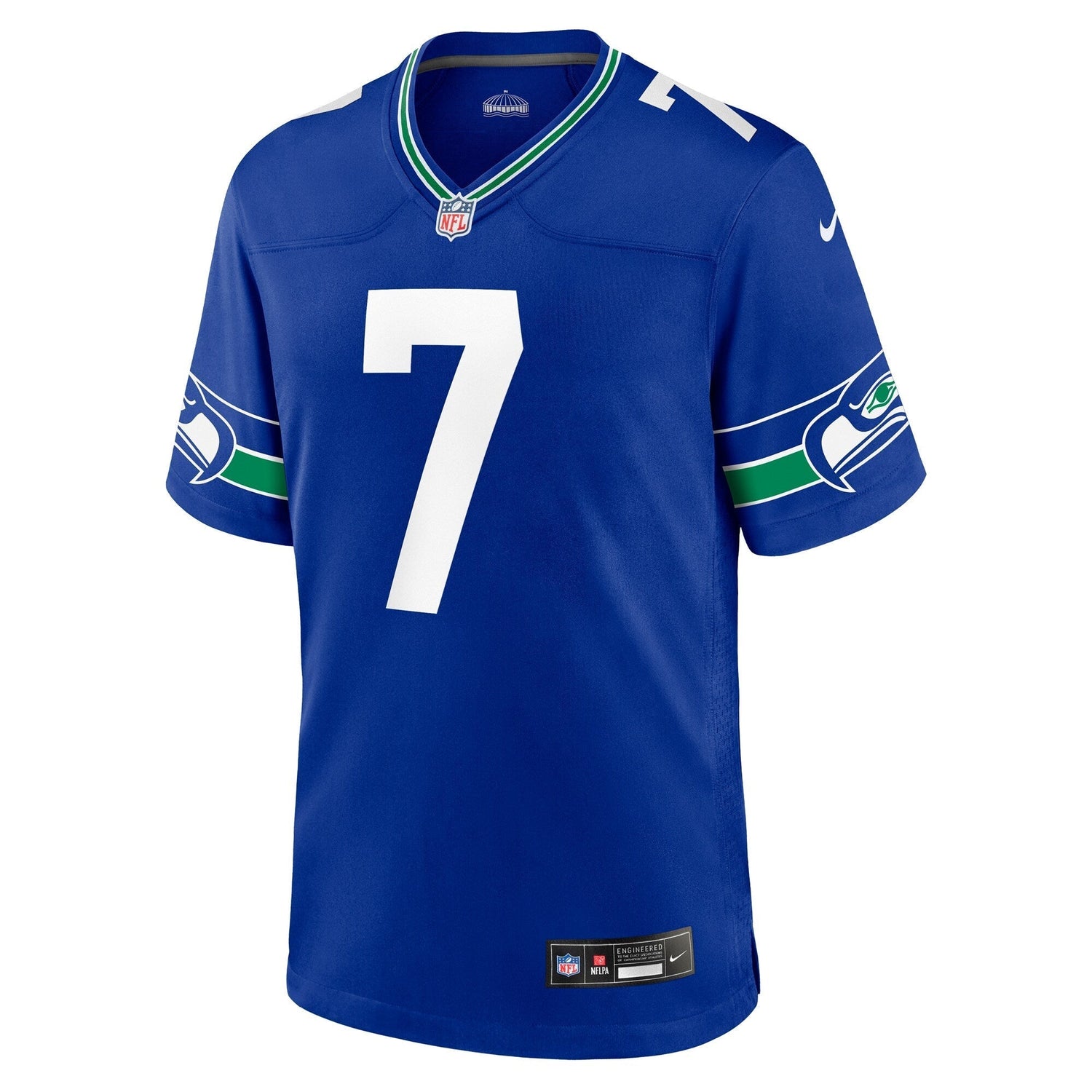 Geno Smith Seattle Seahawks Nike Throwback Game Jersey - Royal