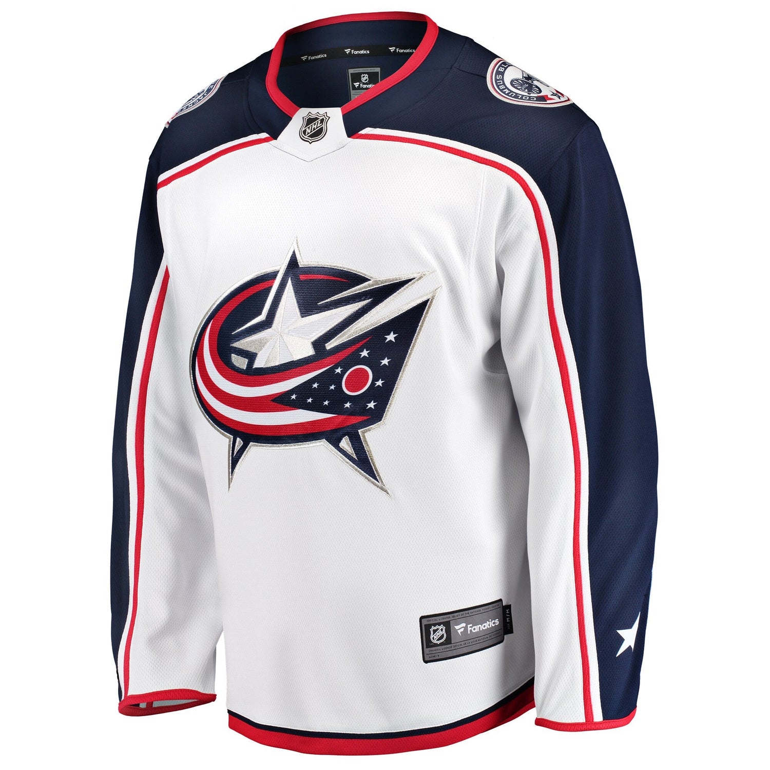 Columbus Blue Jackets Breakaway Away Jersey - White