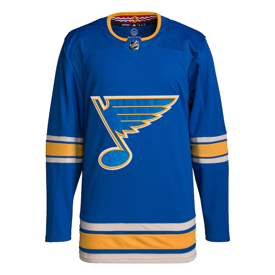 Men's St. Louis Blues adidas Blue Alternate Authentic Jersey