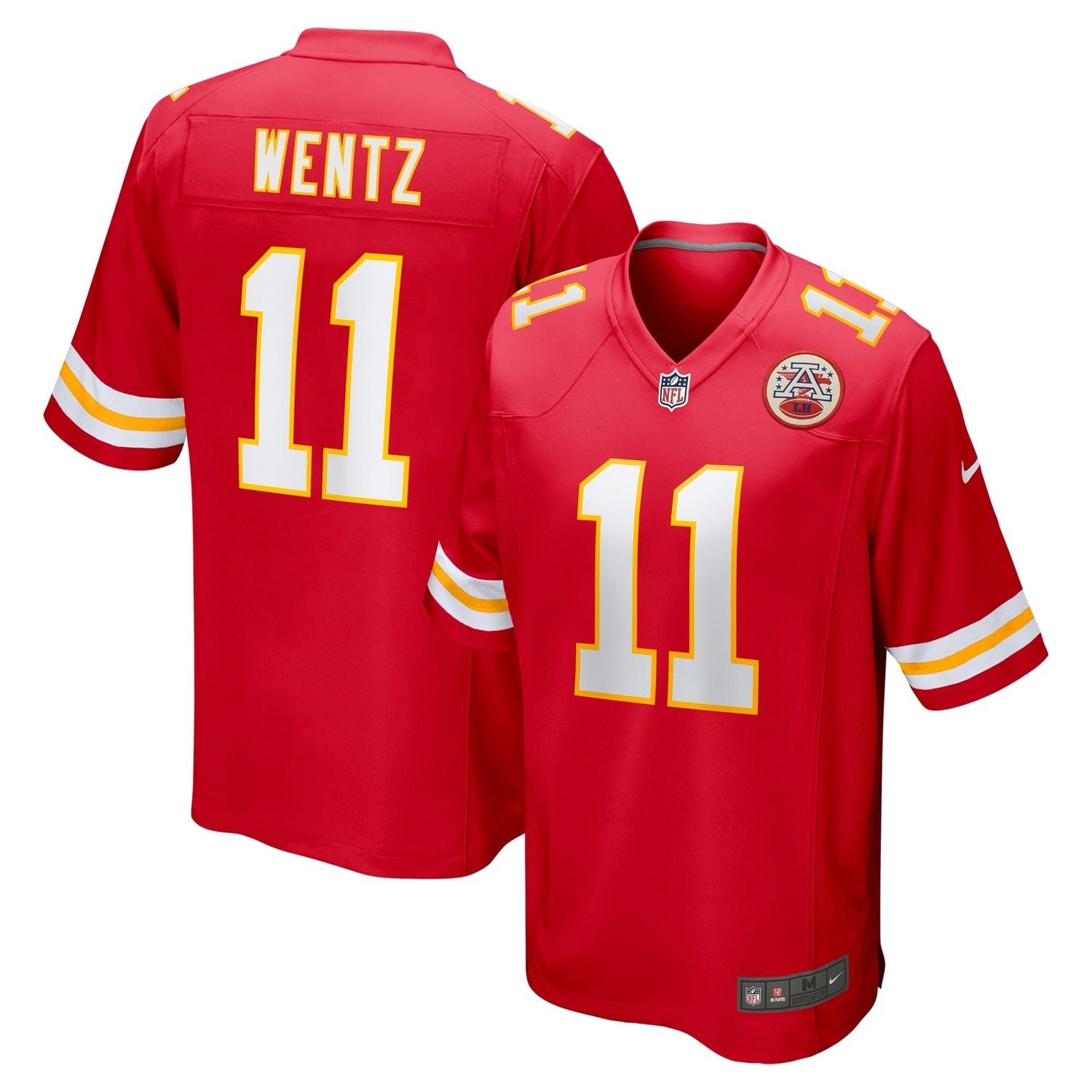 Carson Wentz Kansas City Chiefs Nike Game Jersey - Red
