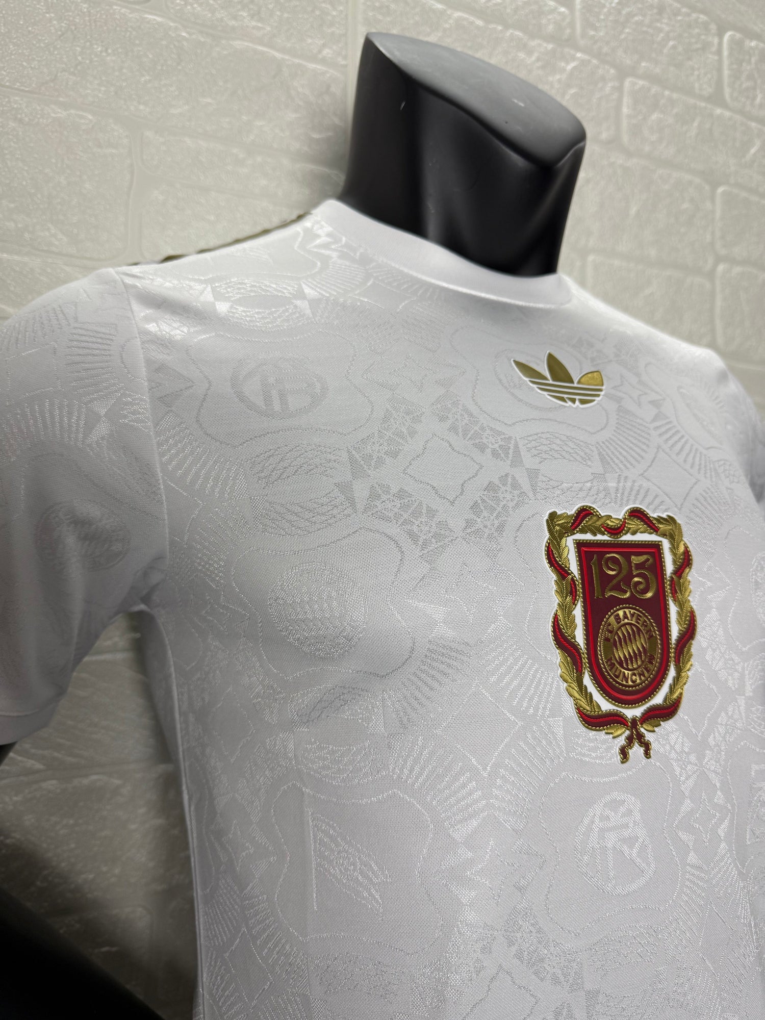 2025-26 Bayern Munich 125th Anniversary Edition White Player Version Jersey