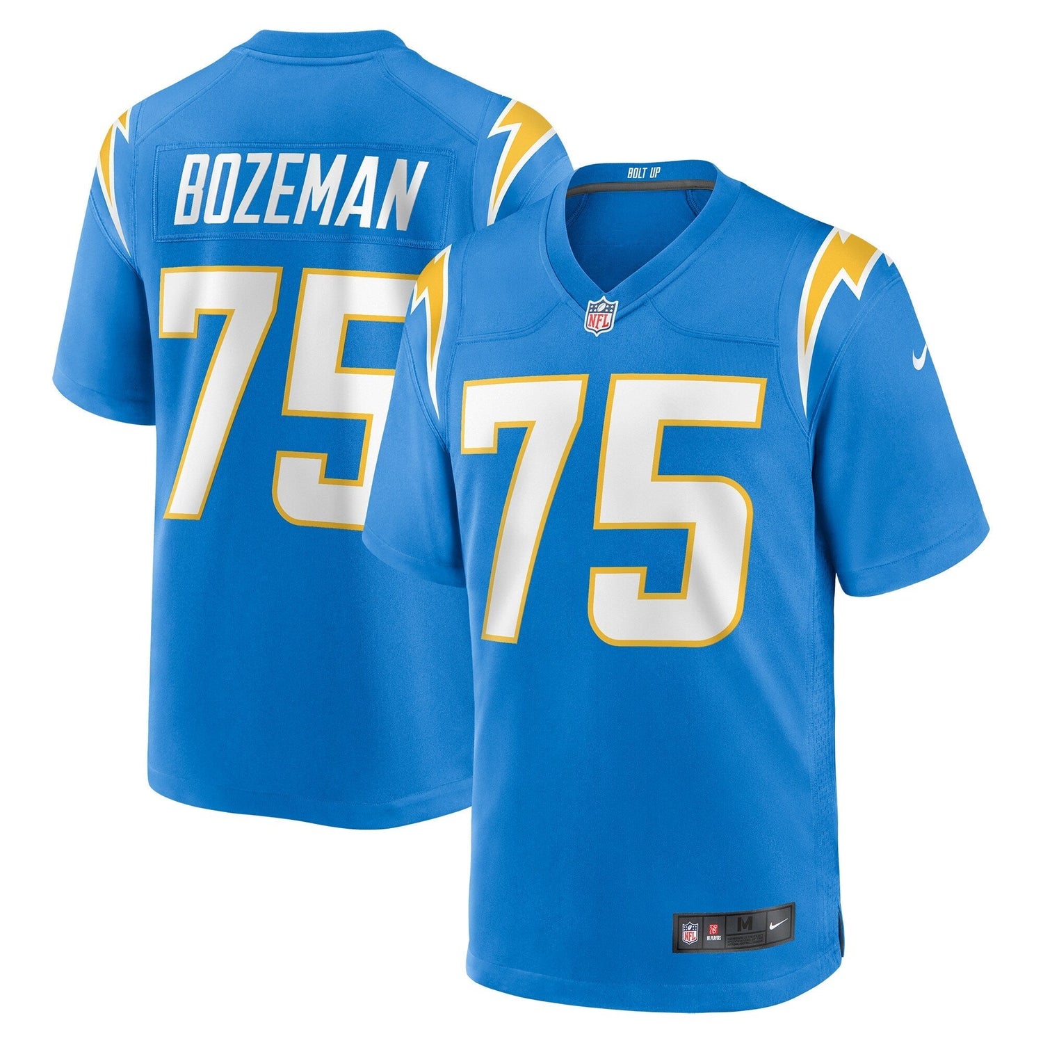Bradley Bozeman Los Angeles Chargers Nike Game Jersey - Powder Blue