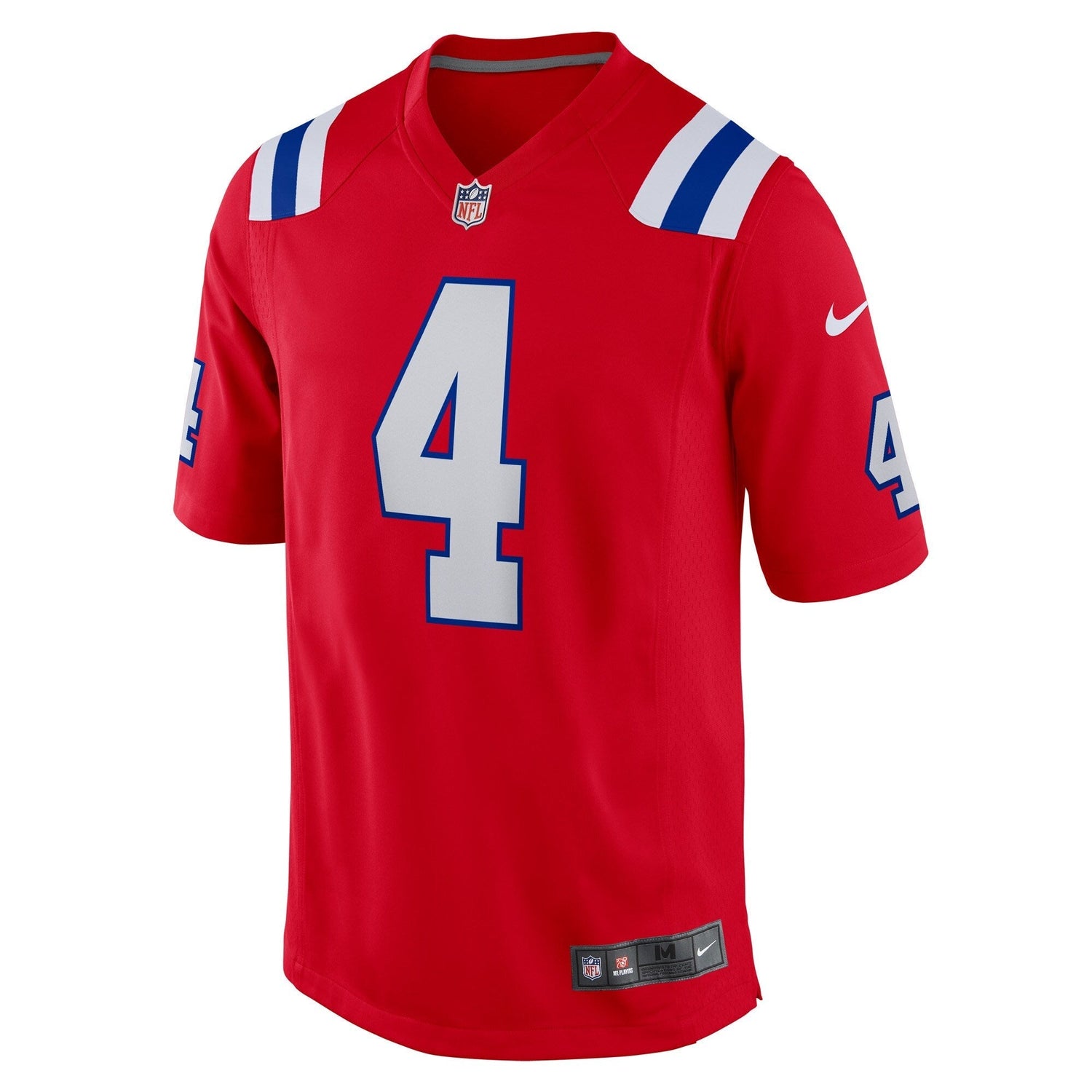 Bailey Zappe New England Patriots Nike Alternate Game Jersey - Red