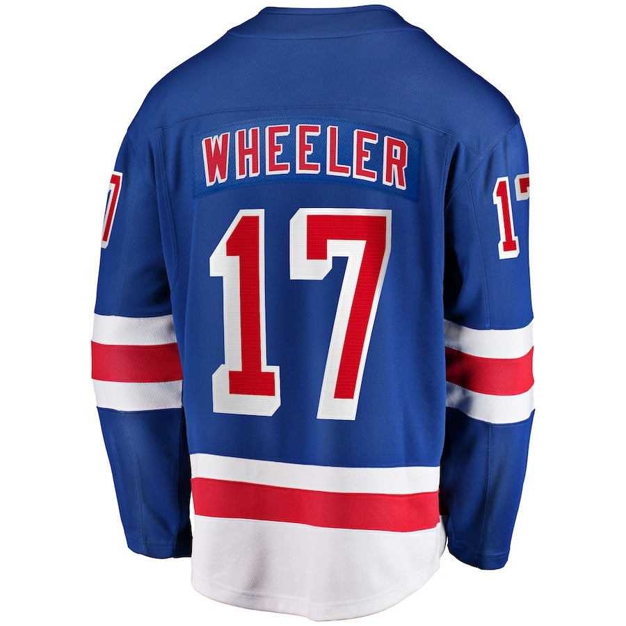 Blake Wheeler New York Rangers Home Breakaway Jersey - Blue