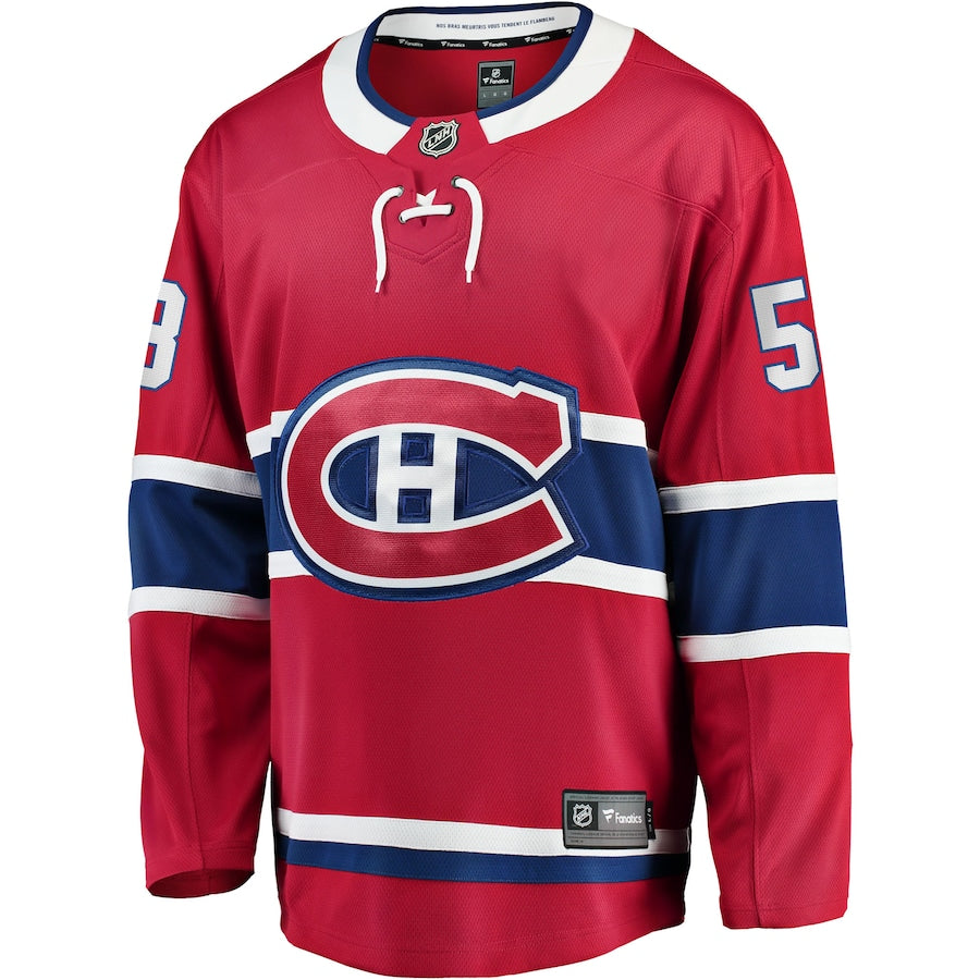 David Savard Montreal Canadiens Home Breakaway Jersey - Red