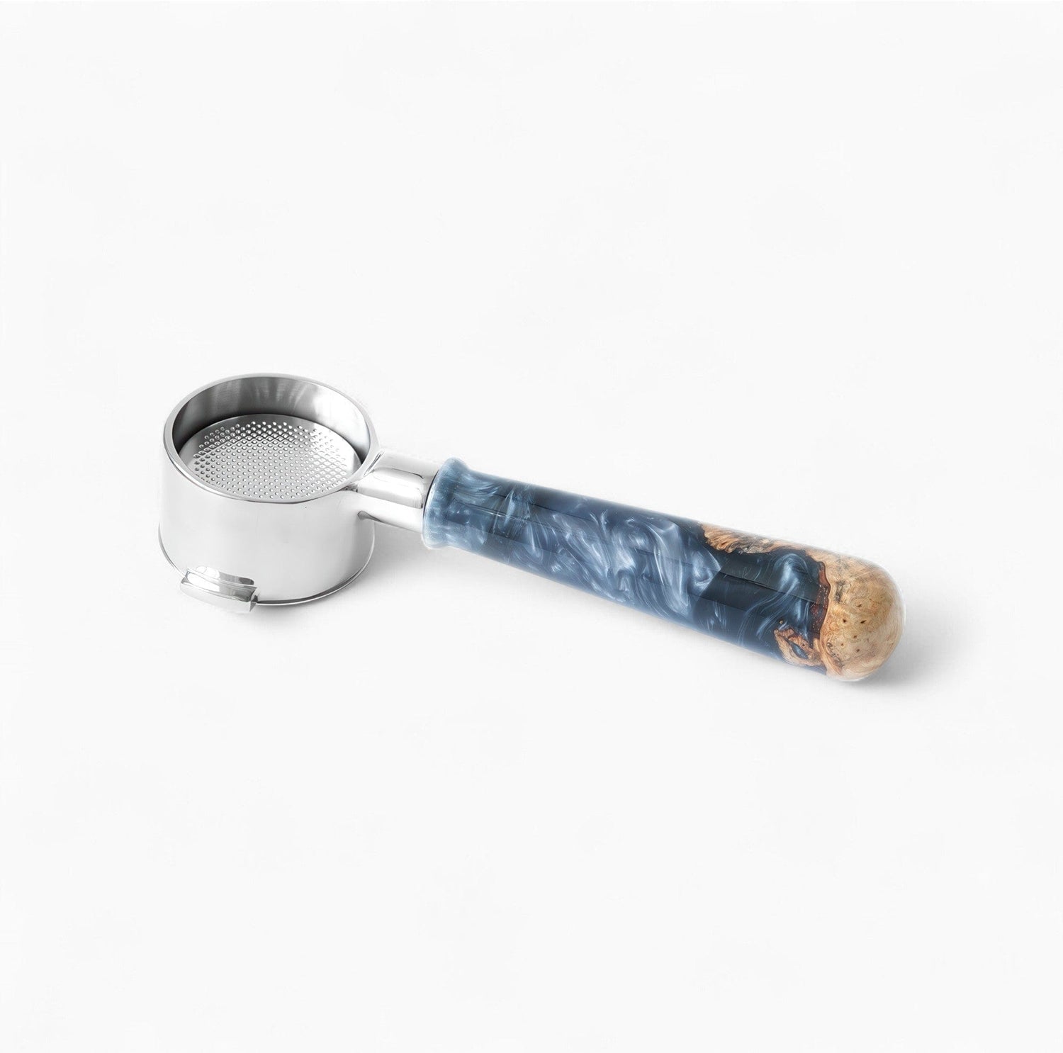 Walnut & Resin Handle Bottomless Portafilter