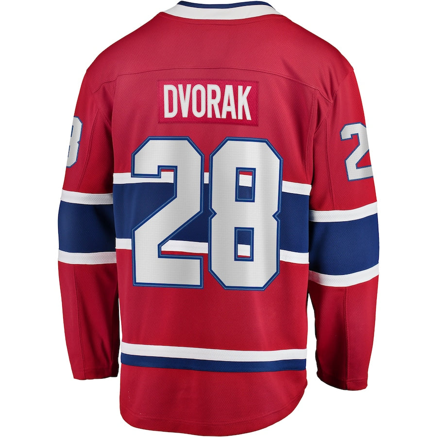 Christian Dvorak Montreal Canadiens Home Breakaway Jersey - Red