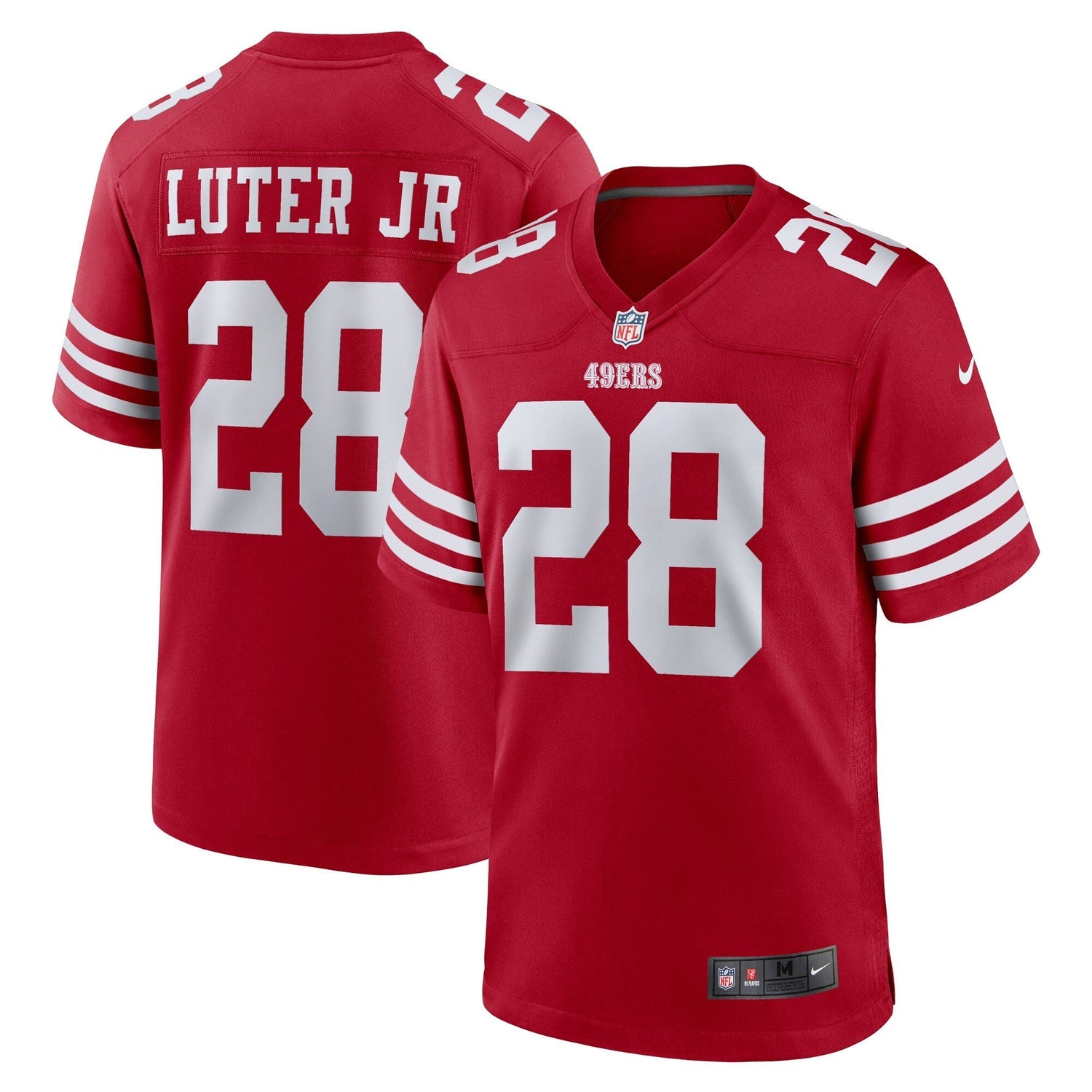 Darrell Luter Jr. San Francisco 49ers Nike Game Jersey - Scarlet