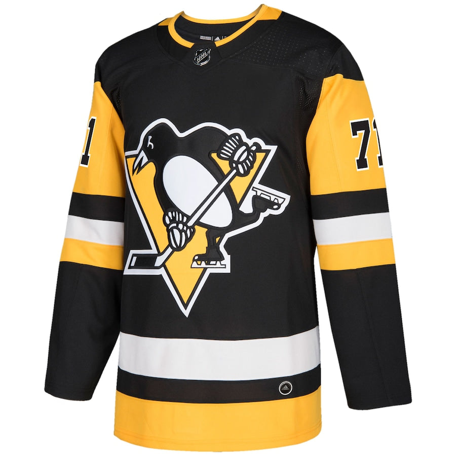 Men's Pittsburgh Penguins Evgeni Malkin adidas Black Authentic Player Jersey
