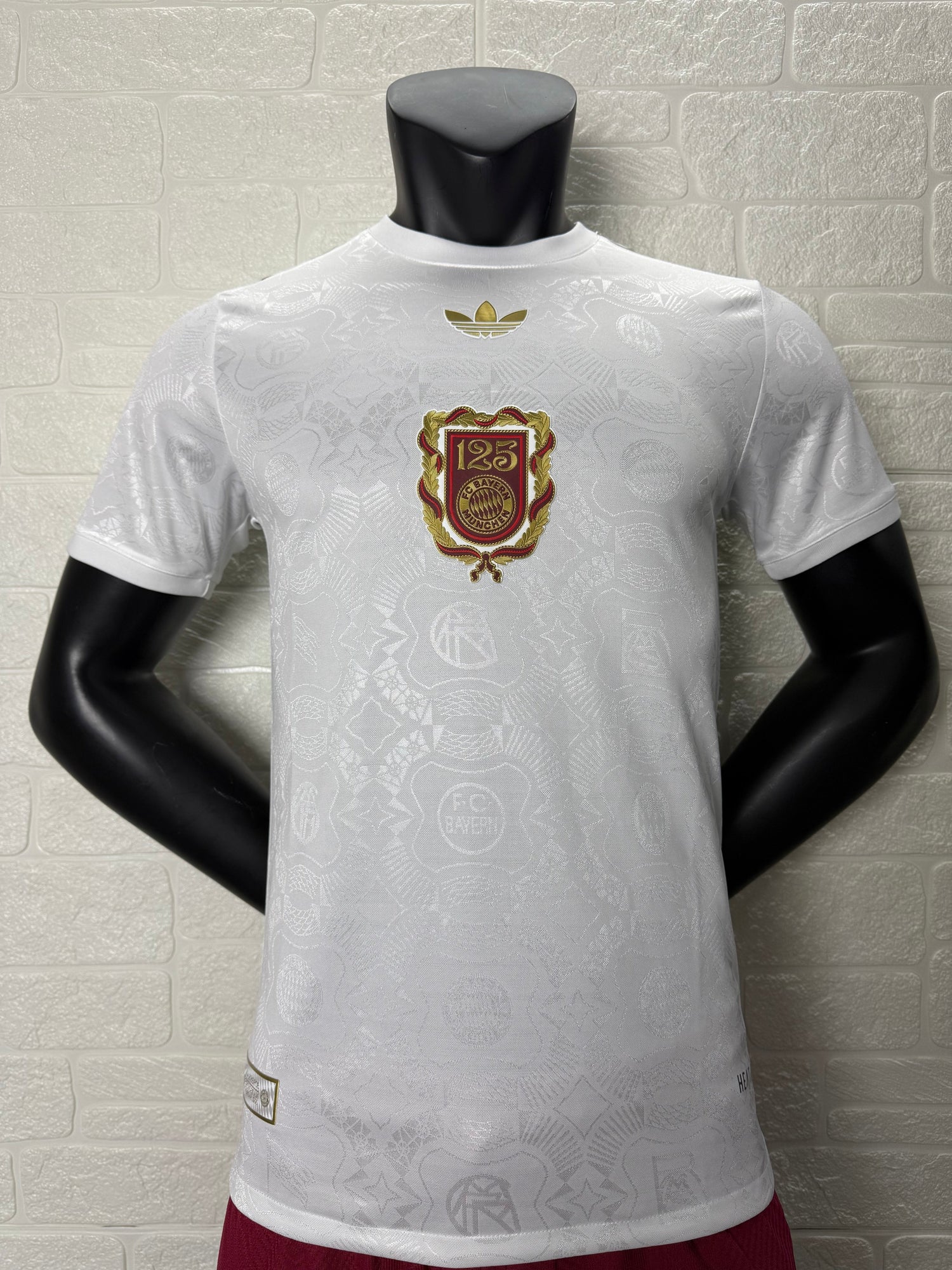 2025-26 Bayern Munich 125th Anniversary Edition White Player Version Jersey