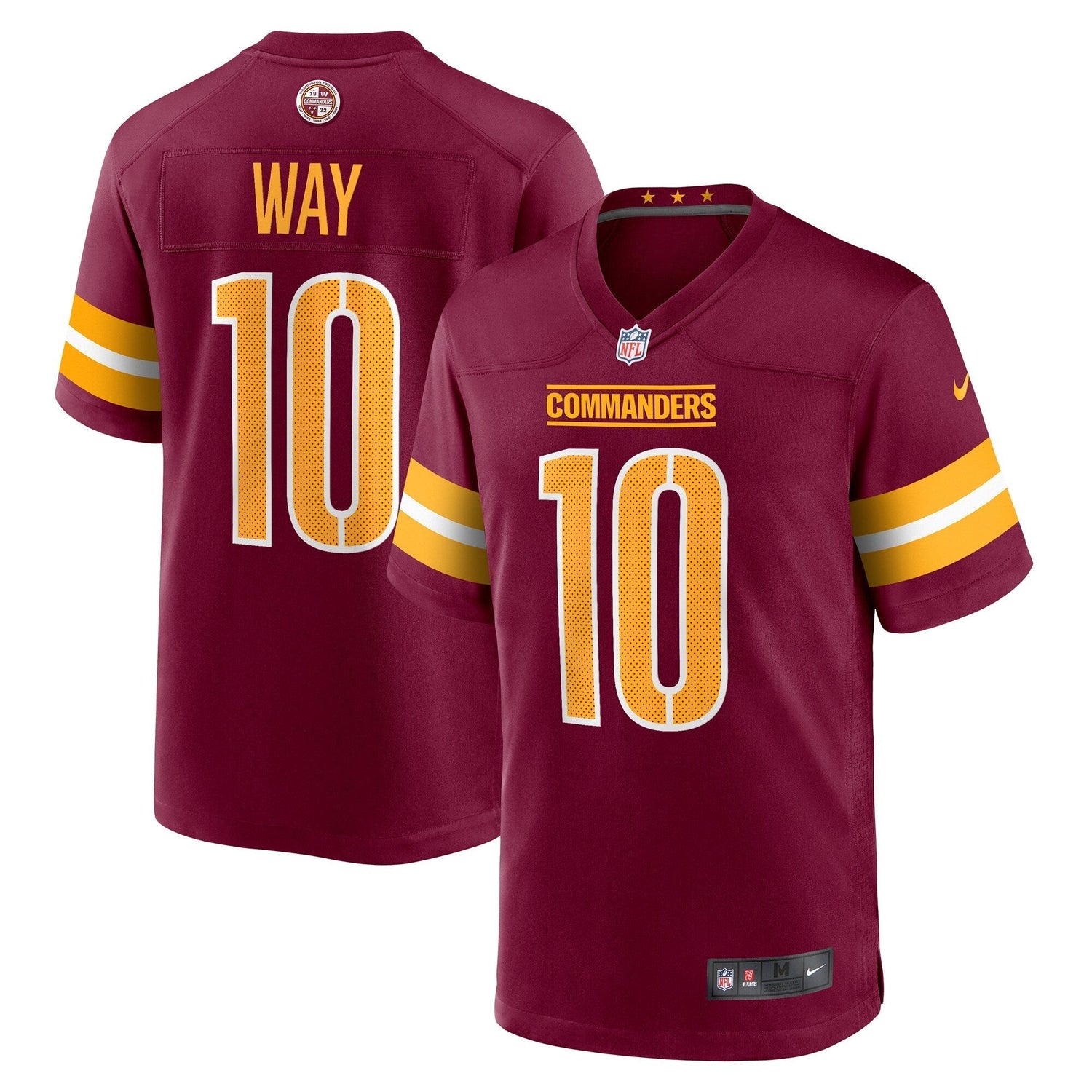Tress Way Washington Commanders Nike Game Jersey - Burgundy