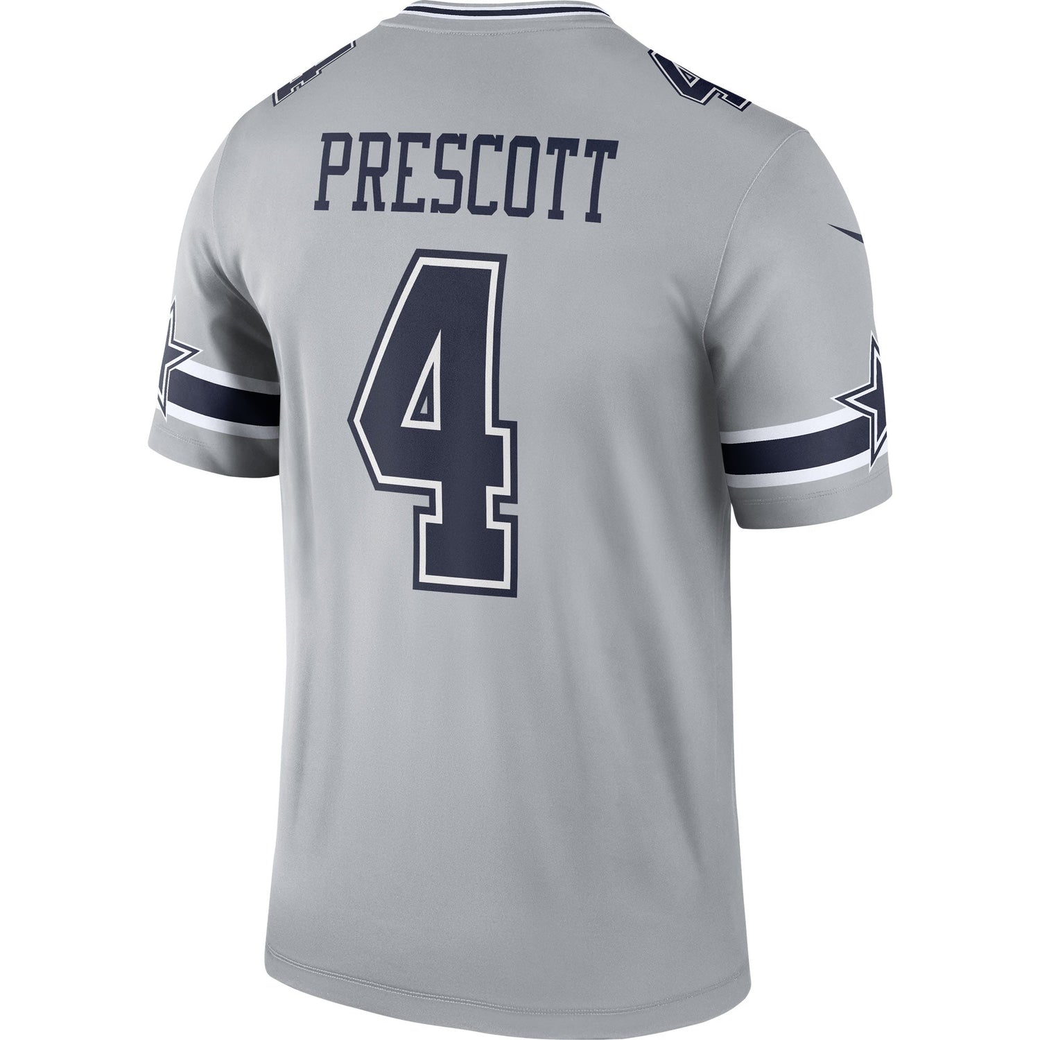 Dak Prescott Dallas Cowboys Nike Inverted Legend Jersey - Gray