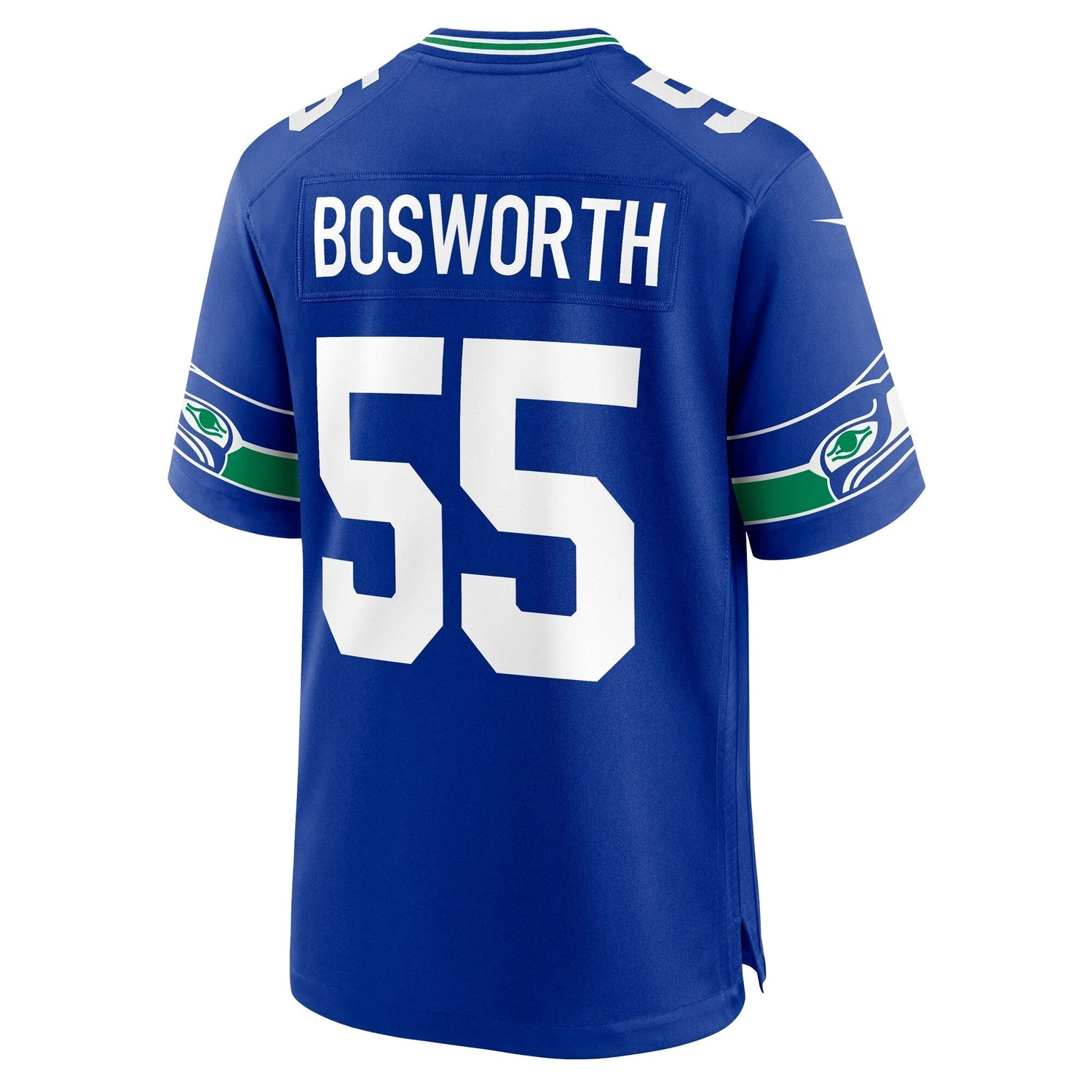 Brian Bosworth Seattle Seahawks Nike Throwback Retired Game Jersey - Royal