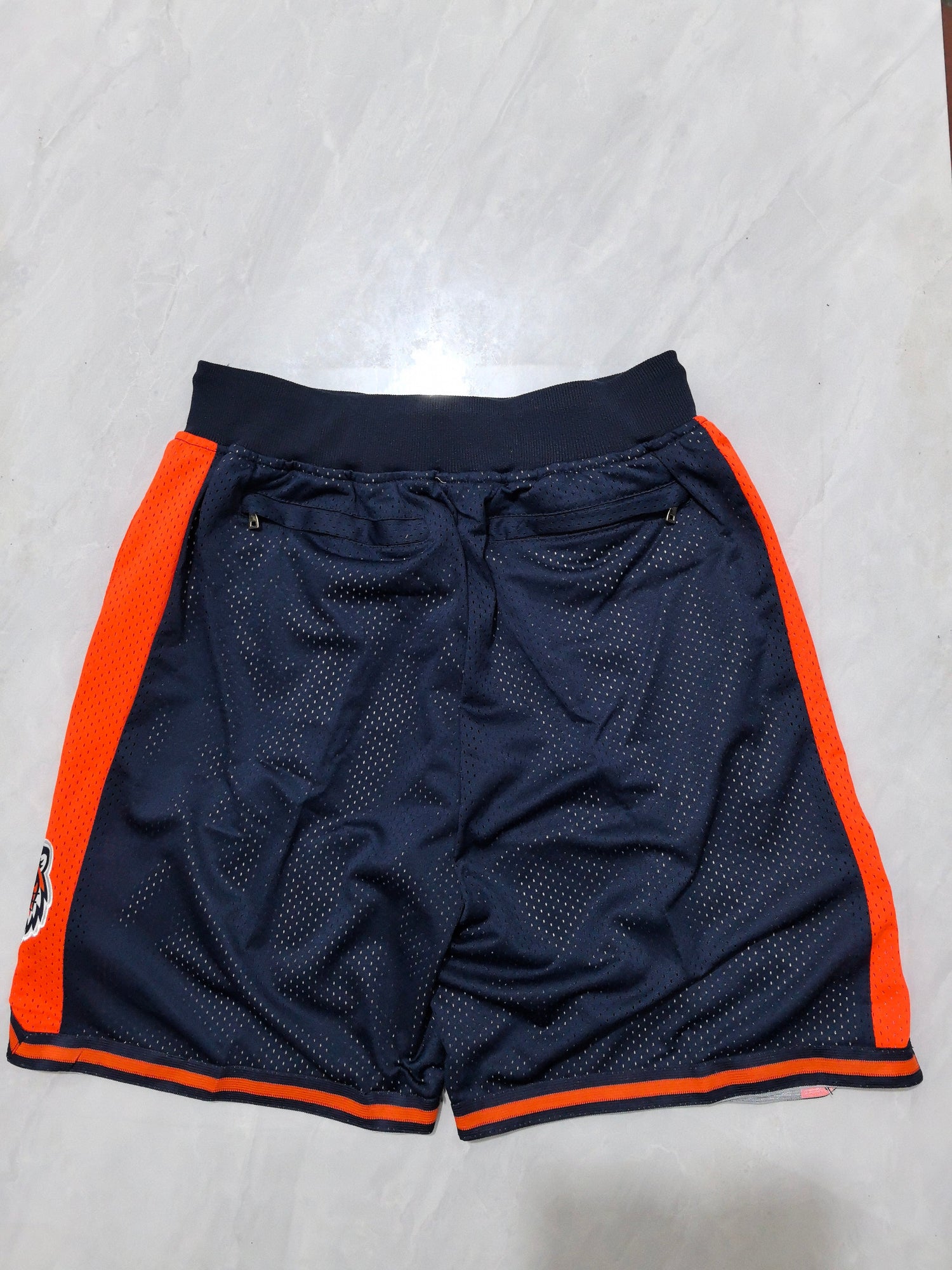 JUST DON Detroit Tigers Blue/Orange Pocket Shorts