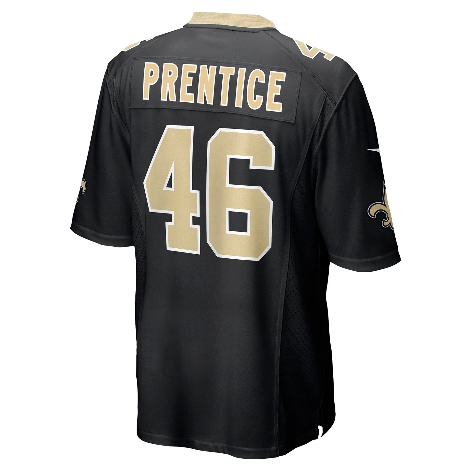Adam Prentice New Orleans Saints Nike Game Jersey - Black