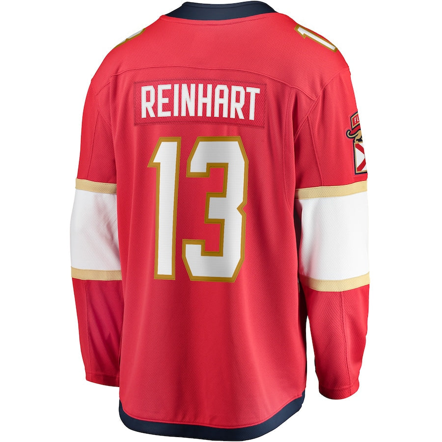 Sam Reinhart Florida Panthers Breakaway Jersey - Red