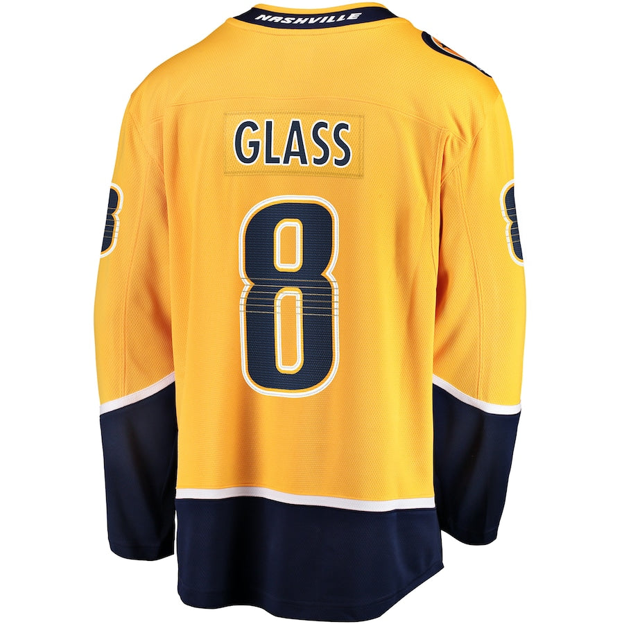 Cody Glass Nashville Predators Home Breakaway Jersey - Gold