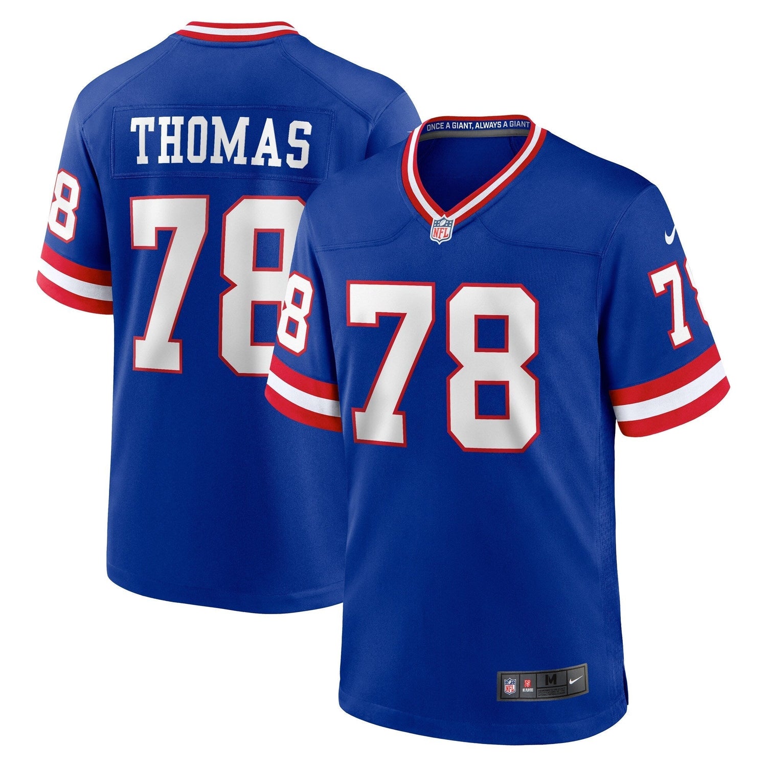 Andrew Thomas New York Giants Nike Classic Game Jersey - Royal