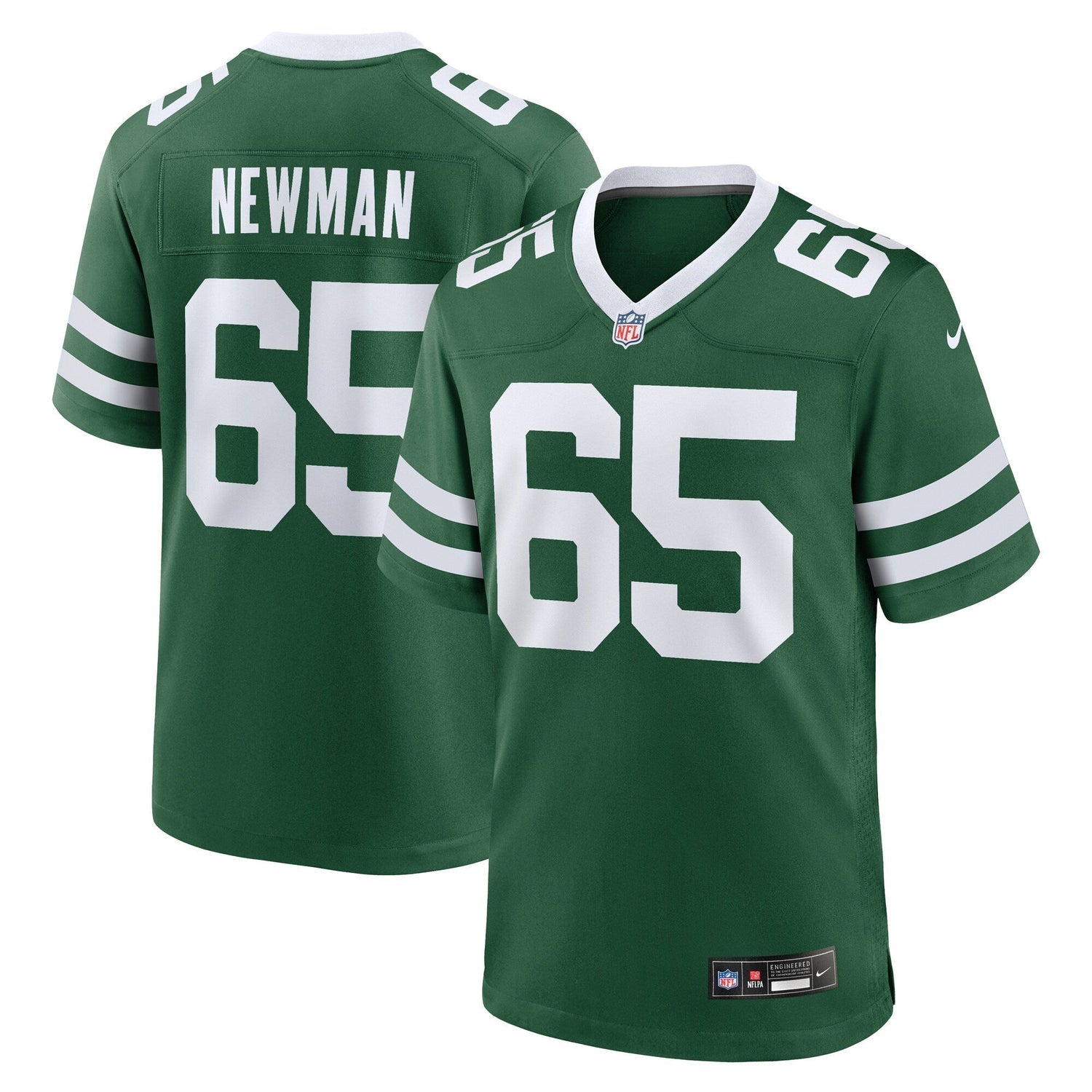 Xavier Newman New York Jets Nike Team Game Jersey - Legacy Green