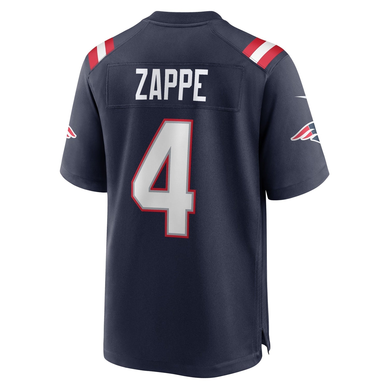 Bailey Zappe New England Patriots Nike Game Jersey - Navy