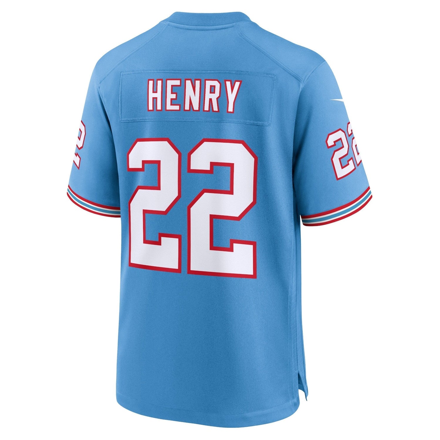Derrick Henry Tennessee Titans Nike Oilers Throwback Alternate Game Jersey - Light Blue