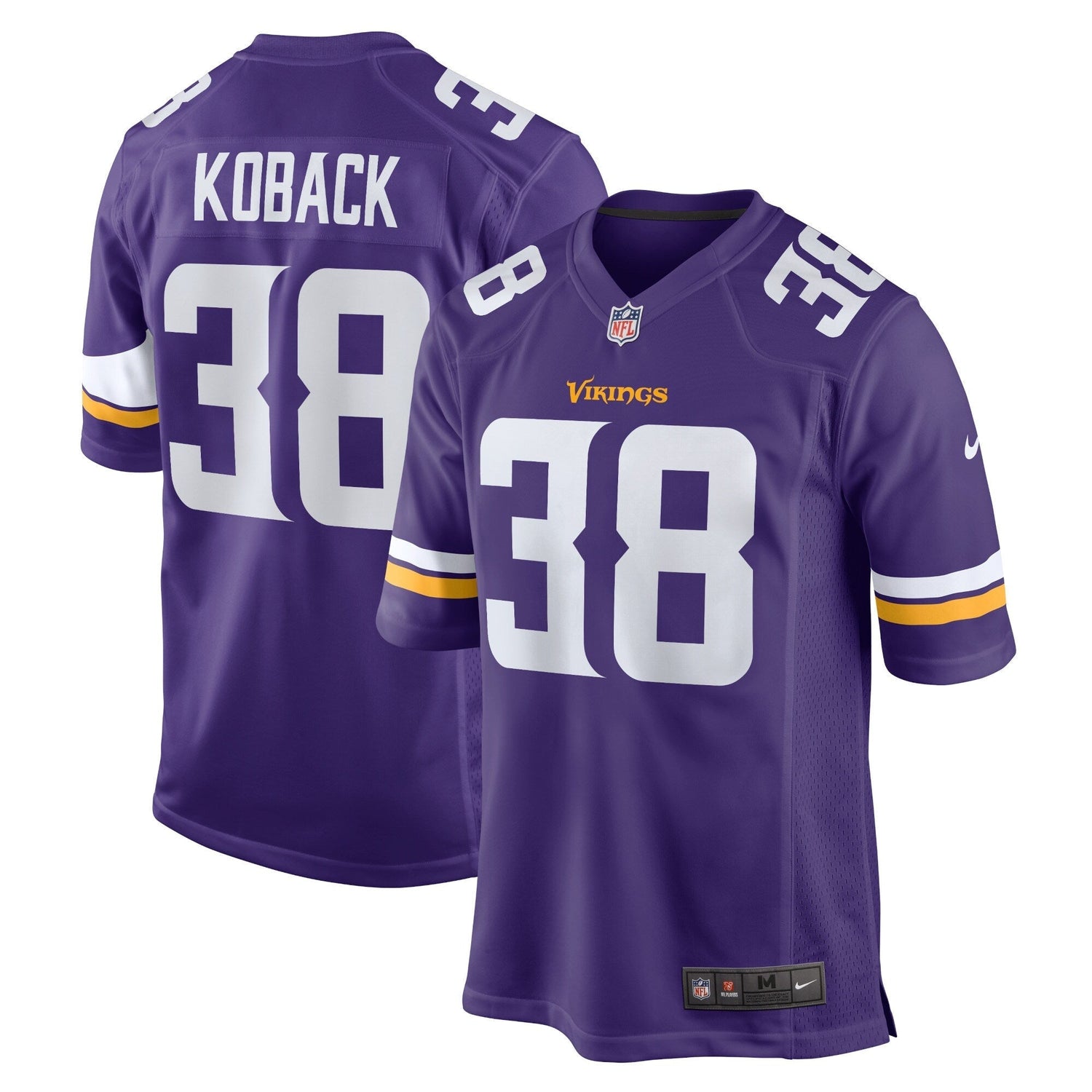 Bryant Koback Minnesota Vikings Nike Home Game Jersey - Purple