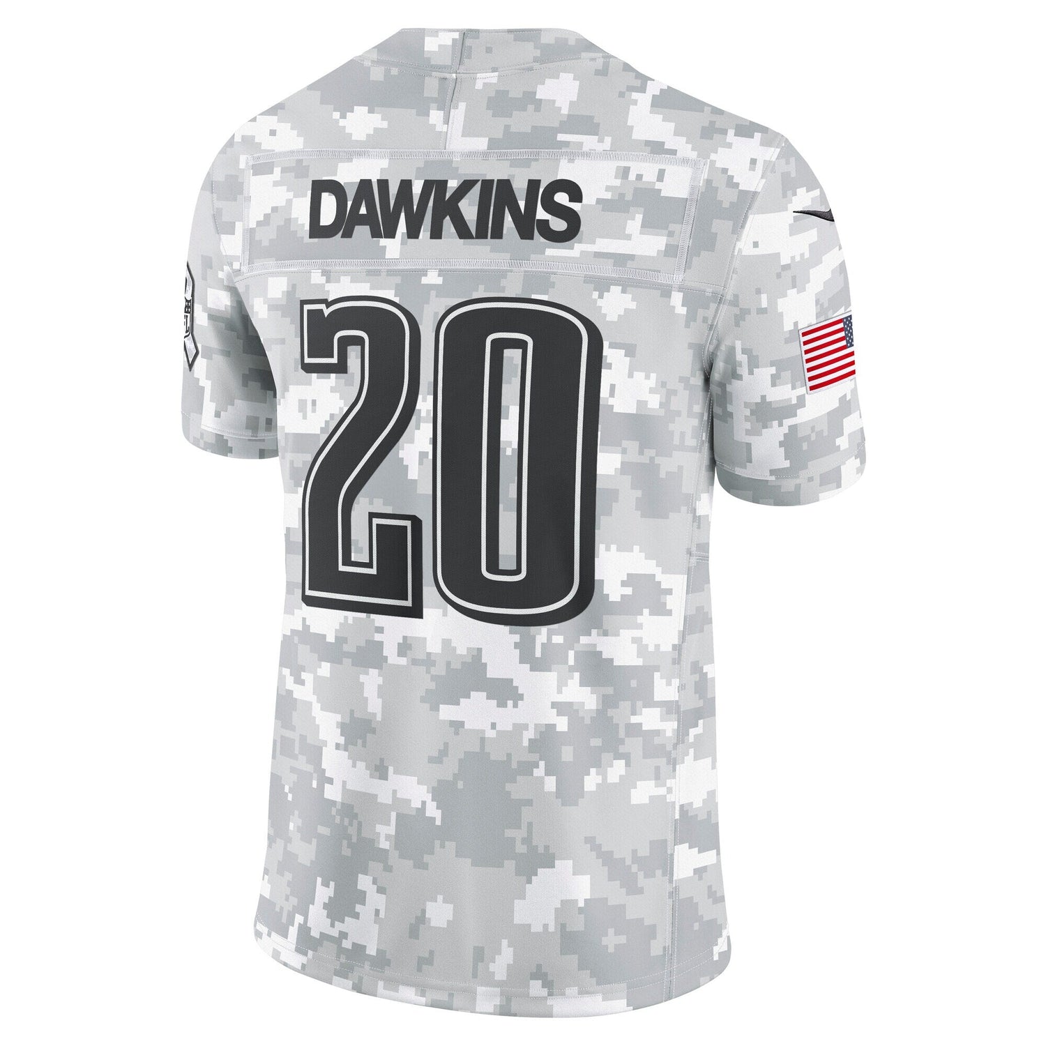 Brian Dawkins Philadelphia Eagles Nike 2024 Salute to Service Retired Limited Jersey - Arctic Camo
