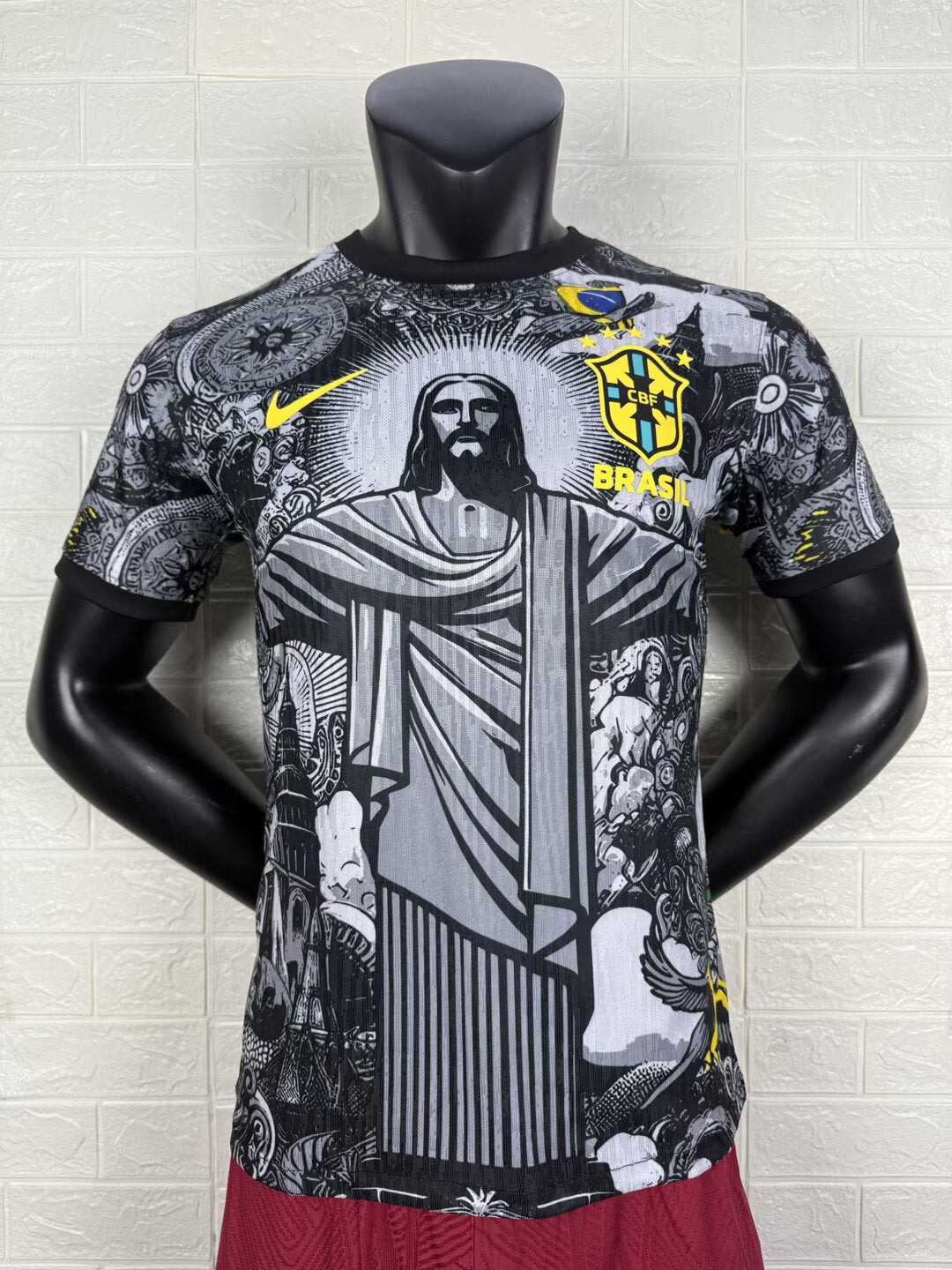 2025-26 Brazil Grey Player Version Jersey