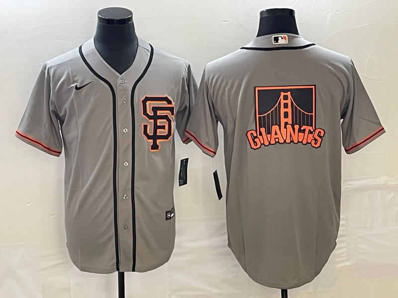 Men's San Francisco Giants Gray Road Player Jersey