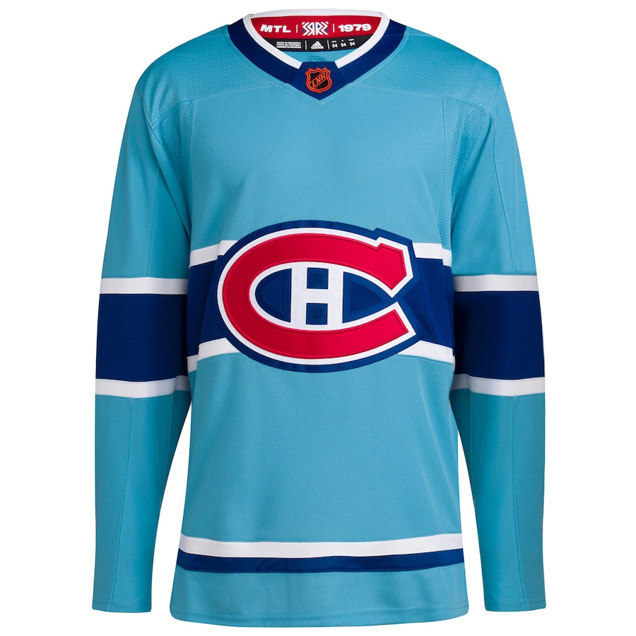 Montreal Canadiens Reverse Retro 2.0 Blank Jersey - Light Blue