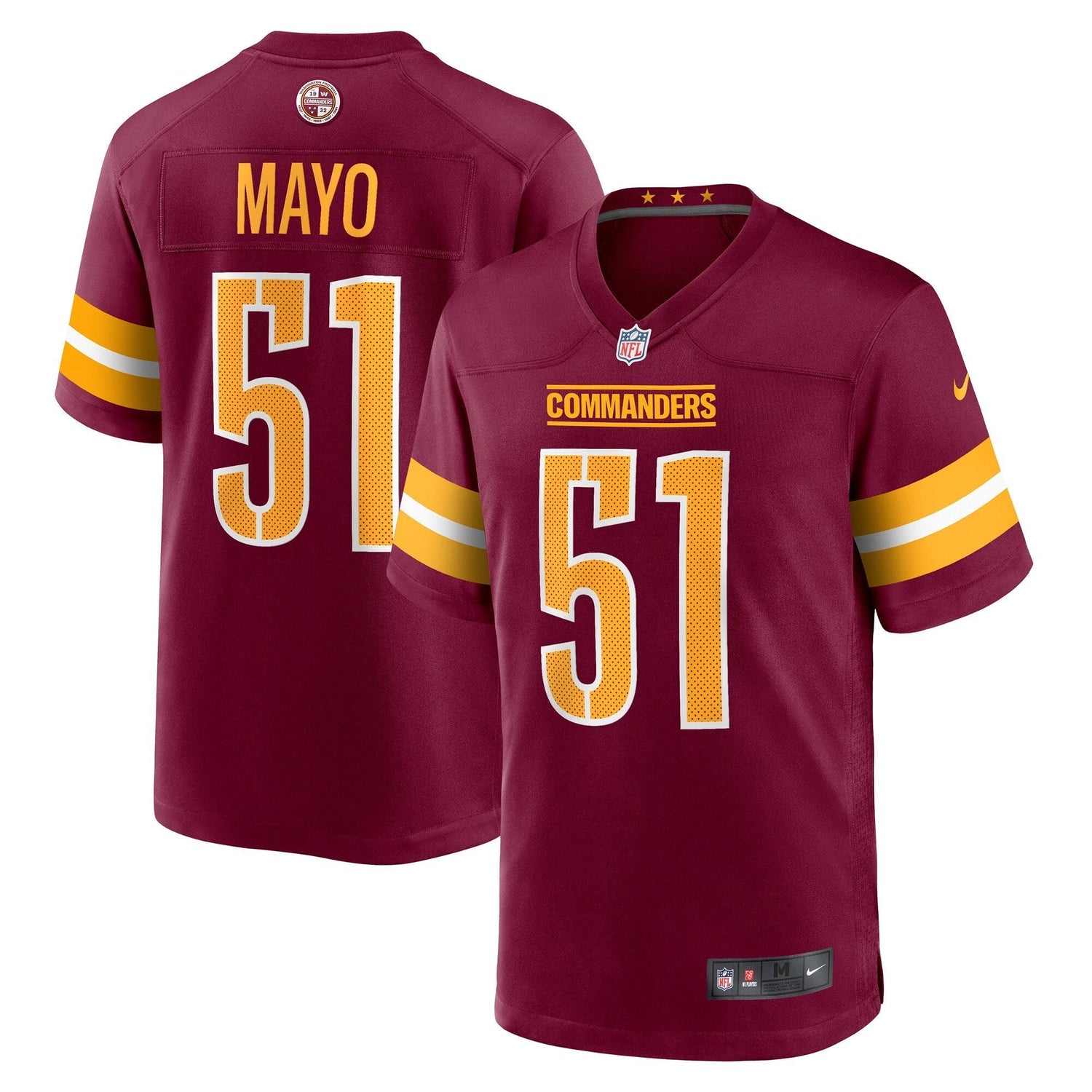 David Mayo Washington Commanders Nike Game Jersey - Burgundy