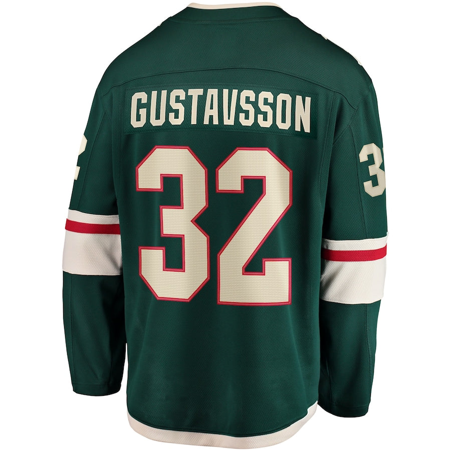 Filip Gustavsson Minnesota Wild Home Breakaway Jersey - Green