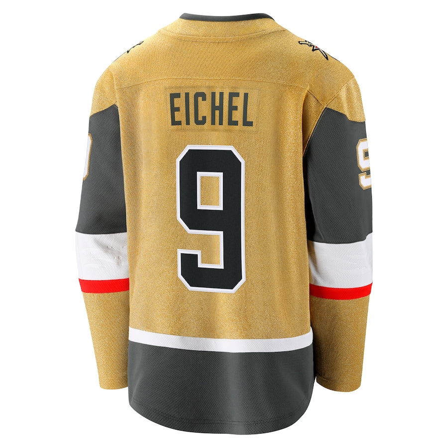 Men's Vegas Golden Knights Jack Eichel Fanatics Gold Alternate Premier Breakaway Player Jersey