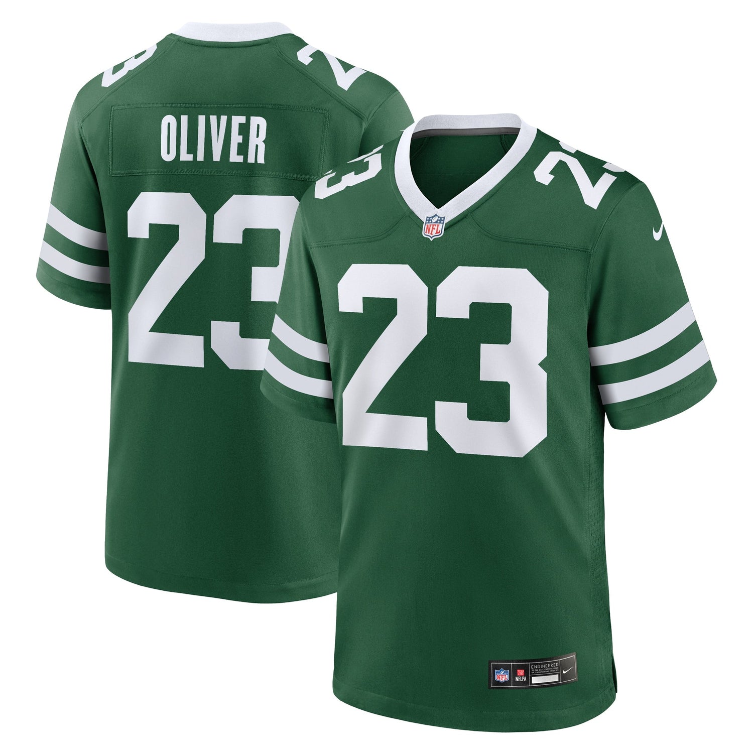 Isaiah Oliver New York Jets Nike Team Game Jersey - Legacy Green