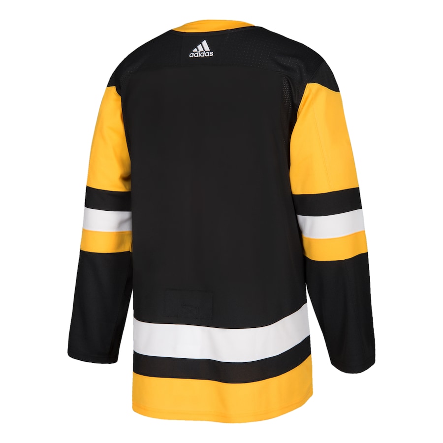 Men's Pittsburgh Penguins adidas Black Home Authentic Blank Jersey