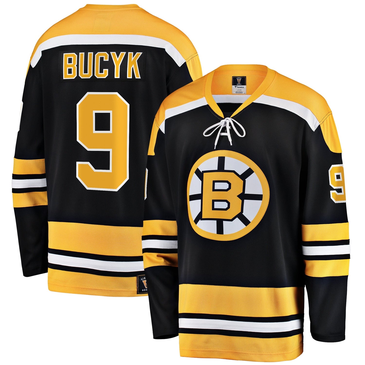 John Bucyk Boston Bruins Premier Breakaway Retired Jersey - Black