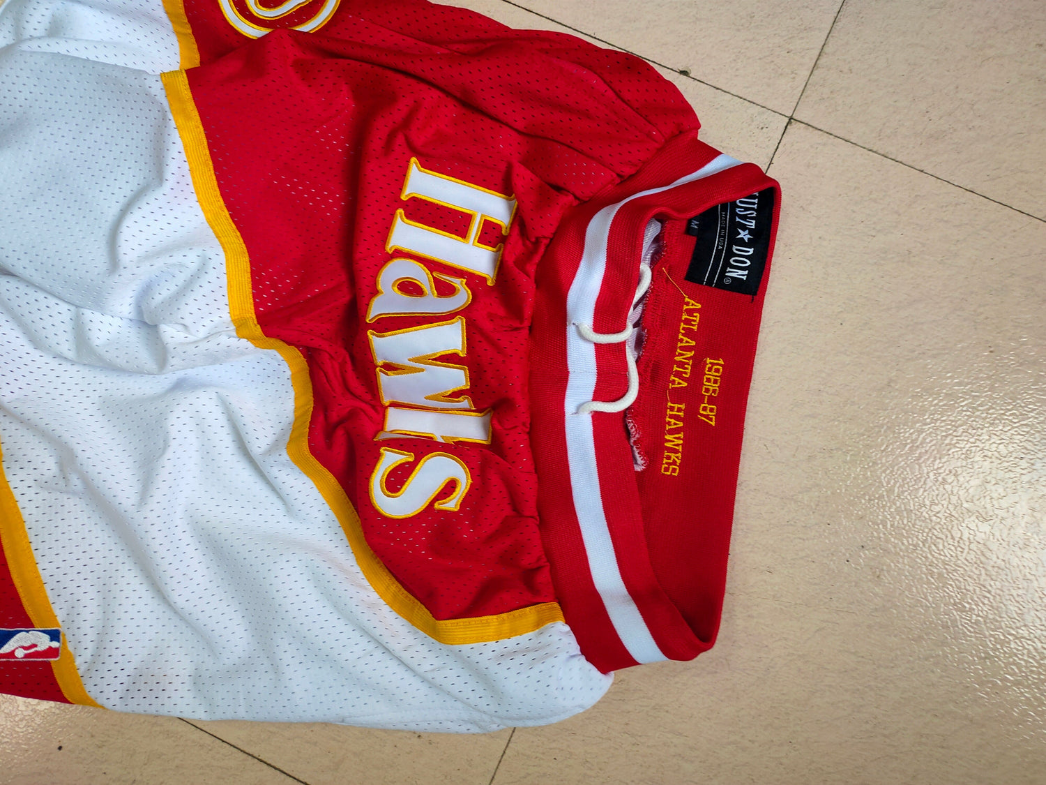 Atlanta Hawks Red Juston Retro Pocket Shorts
