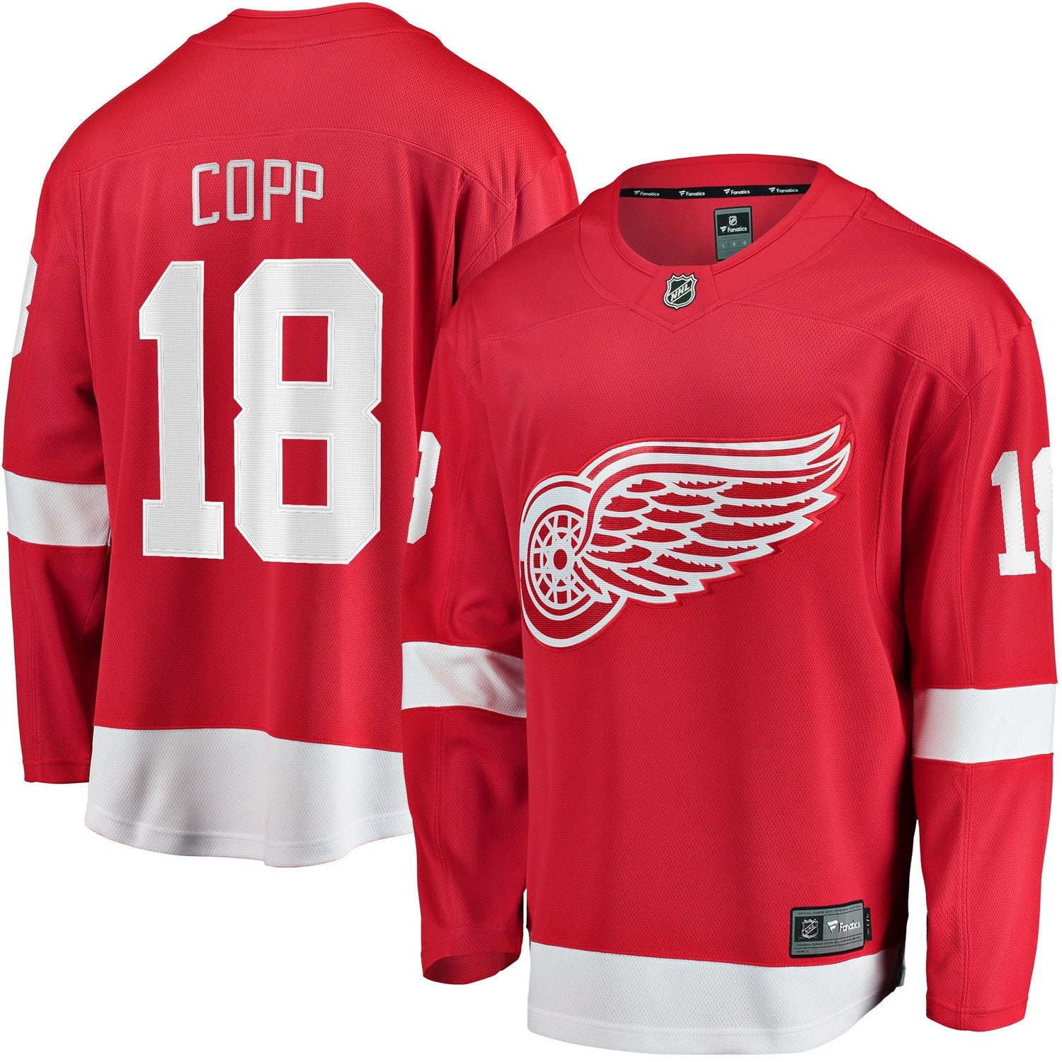 Andrew Copp Detroit Red Wings Home Breakaway Jersey - Red