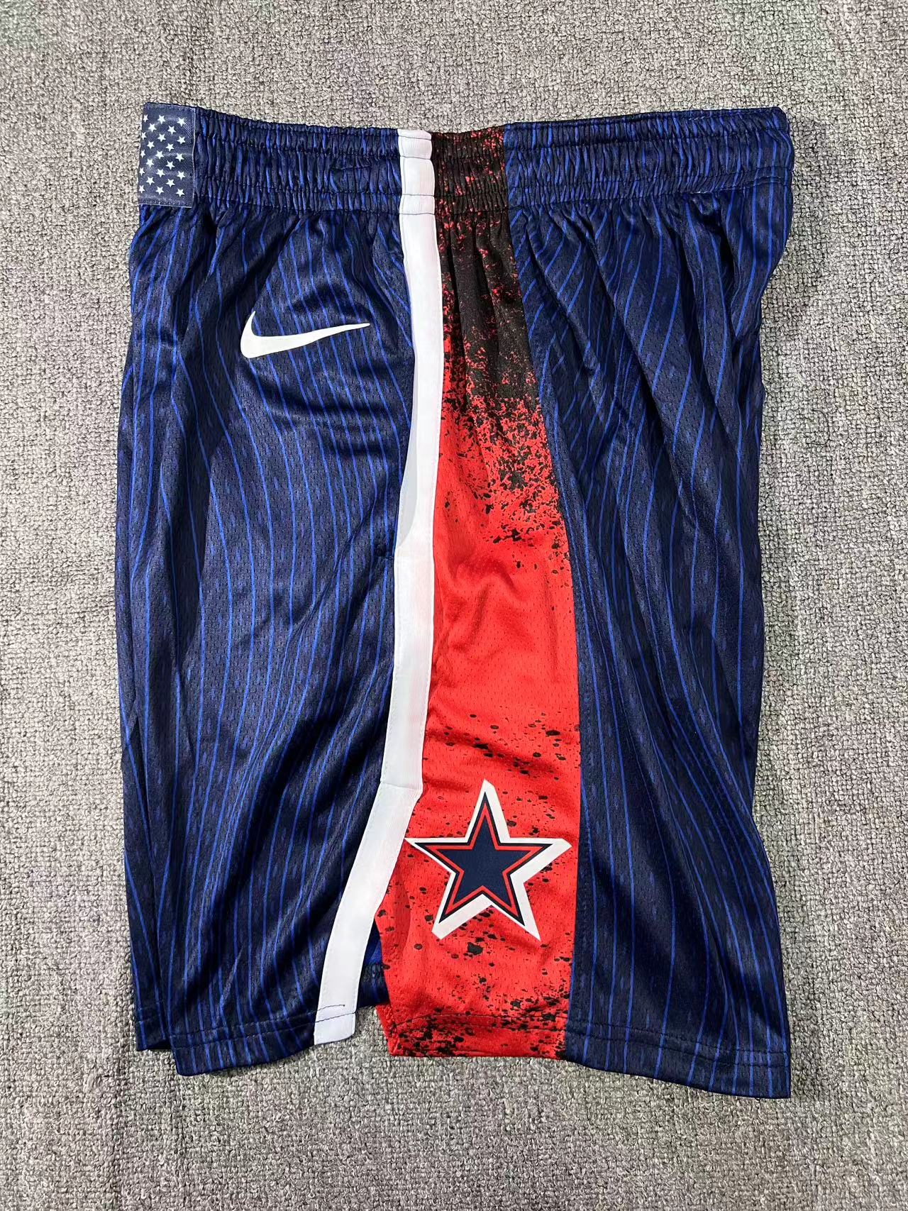 24 Olympics USA Team Blue Shorts