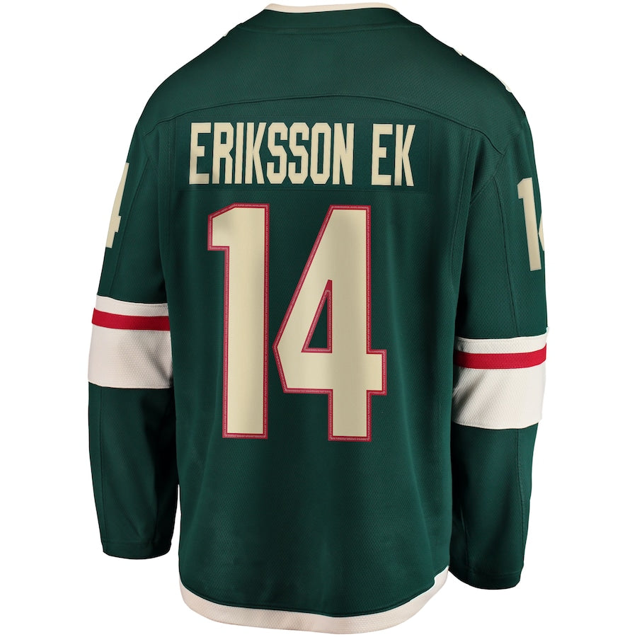 Joel Eriksson Ek Minnesota Wild Breakaway Jersey - Green